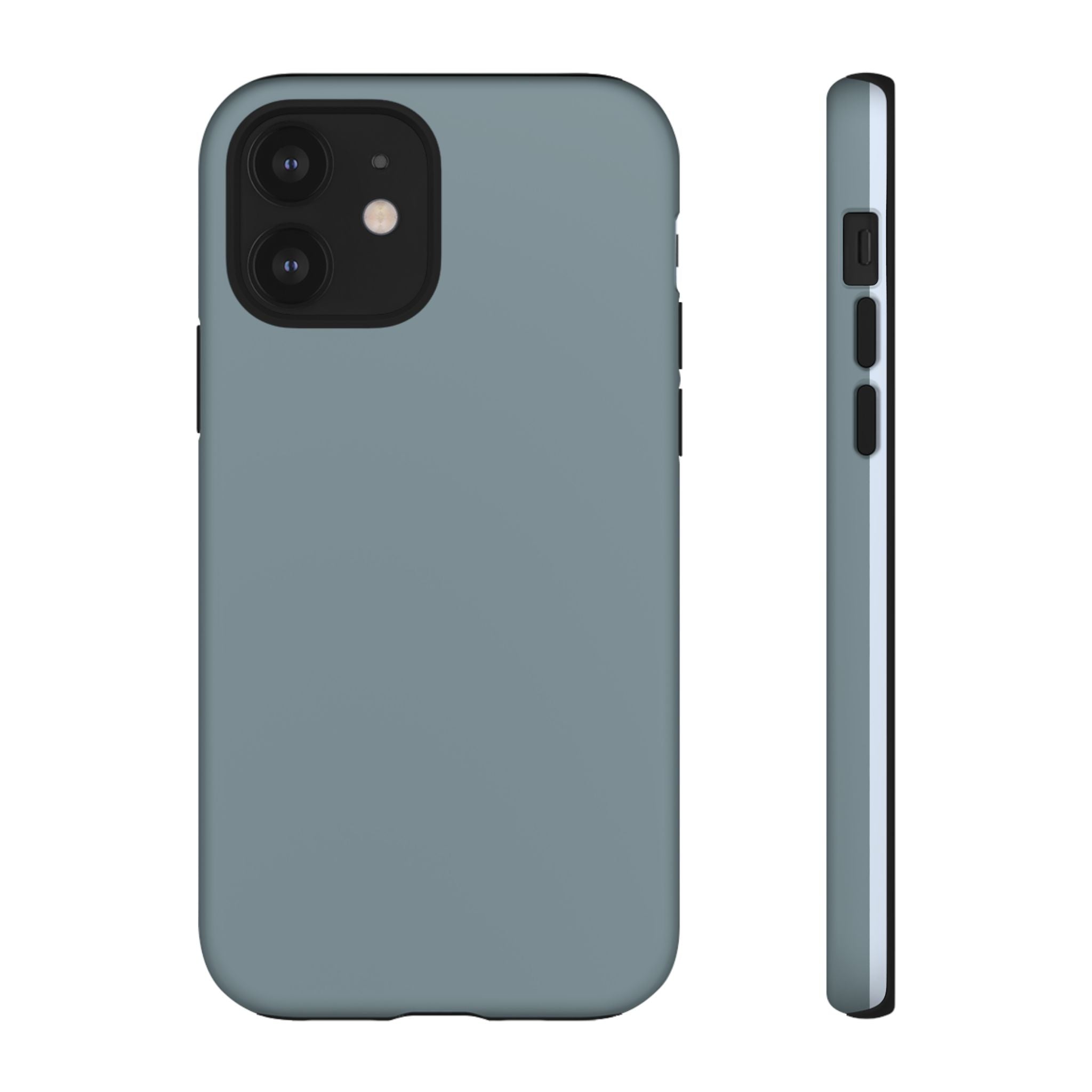Tough iPhone Case - Blue/Grey Color
