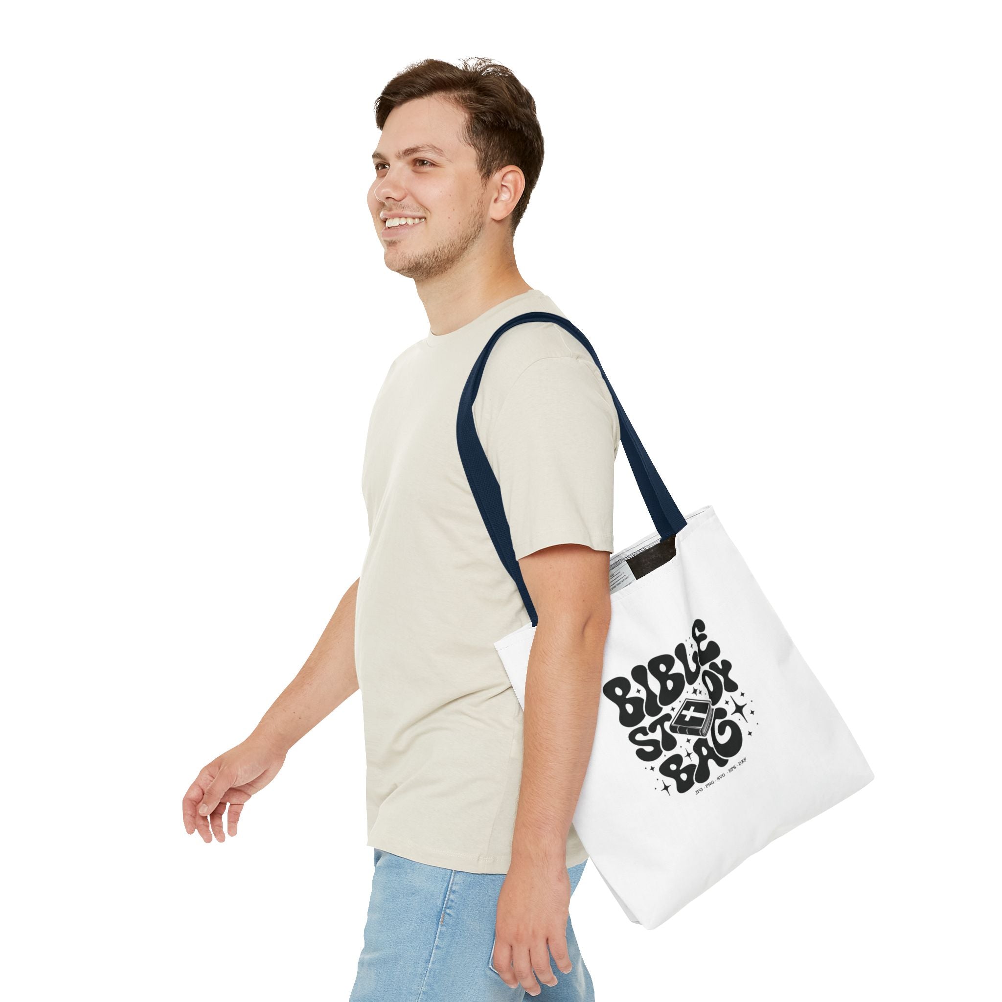 Bible Study Tote Bag – Faith-Inspired Scripture Carryall