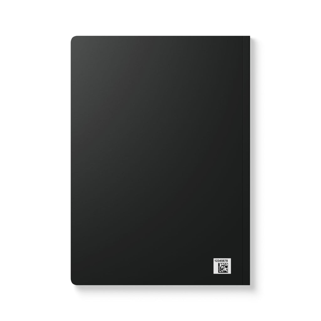 Black Marble Softcover Journal — Elegant Notebook with Printed Interior Pages