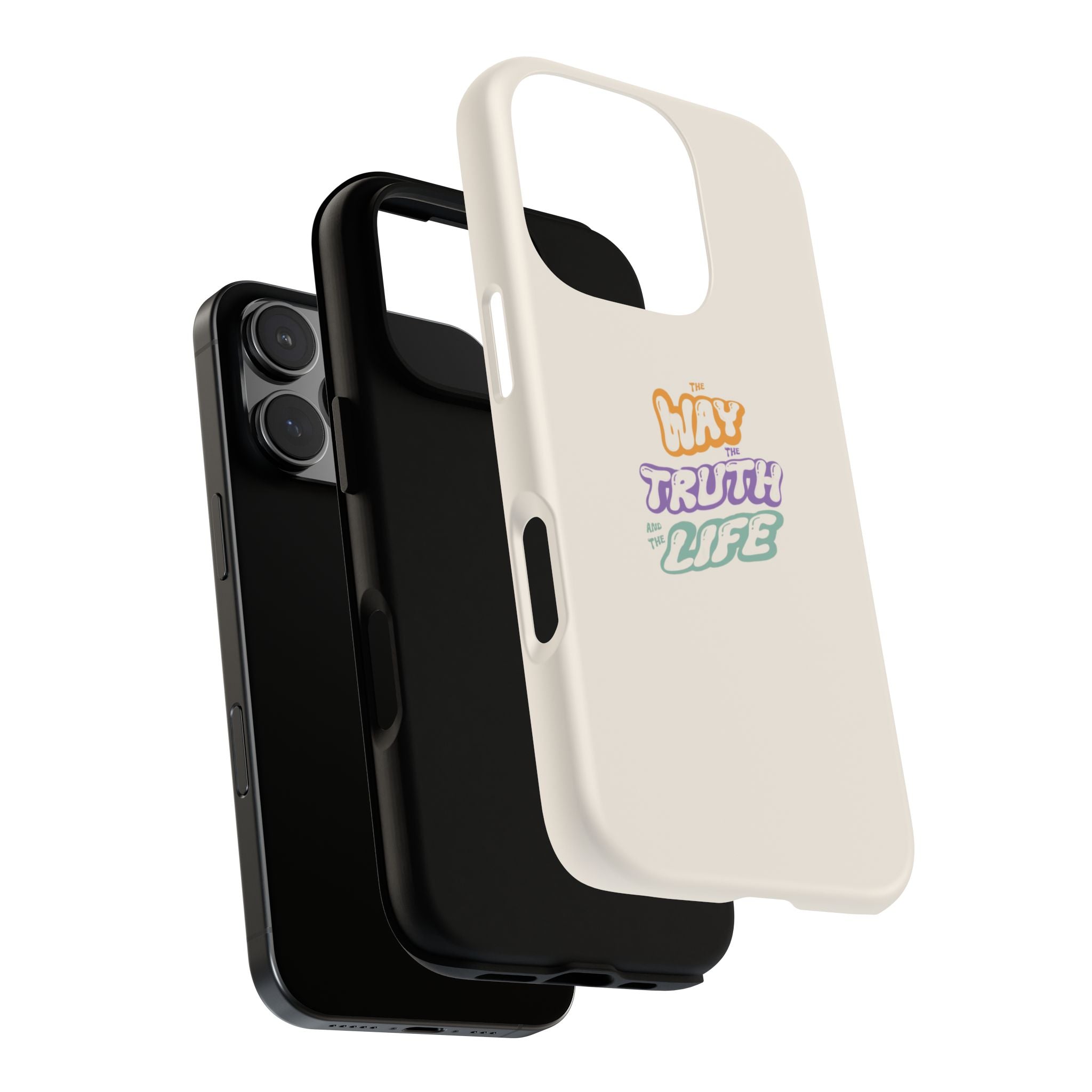 'Way,Truth,Life' Pastel Graphic Protective Tough Case