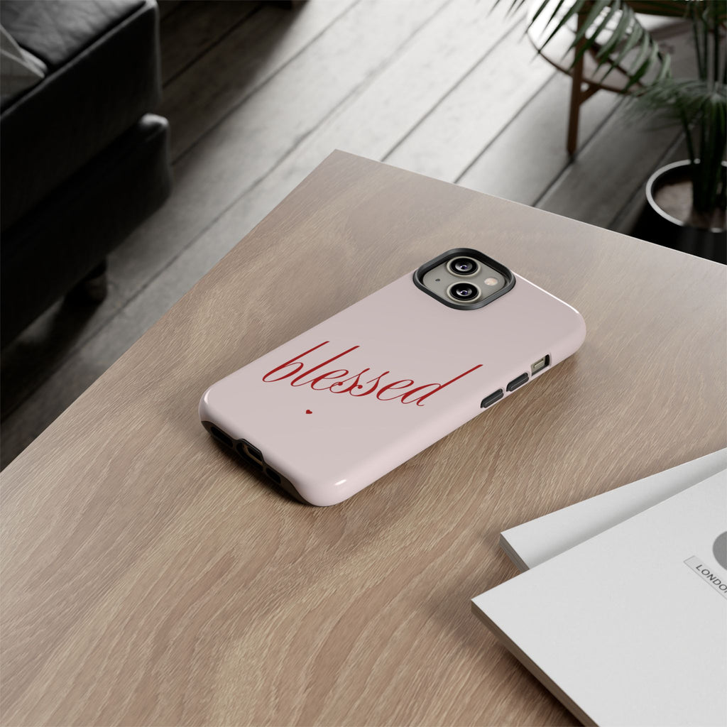 Blessed Pink Tough Phone Case