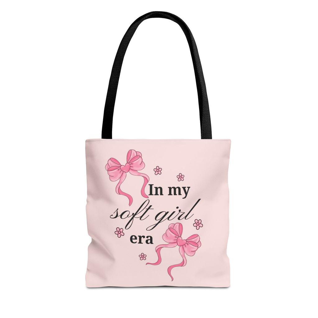Tote Bag — "In My Soft Girl Era" Pink All-Over Print