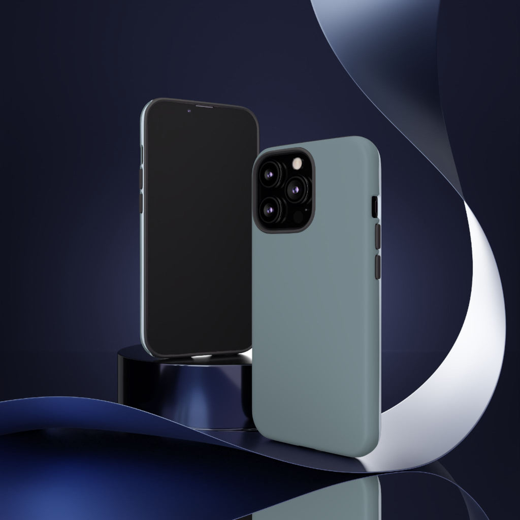 Tough iPhone Case - Blue/Grey Color