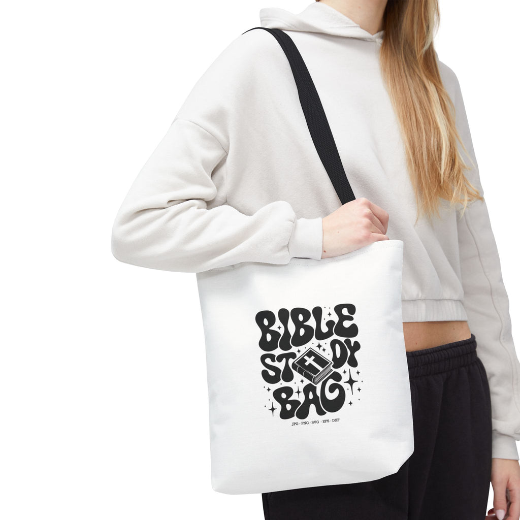 Bible Study Tote Bag – Faith-Inspired Scripture Carryall