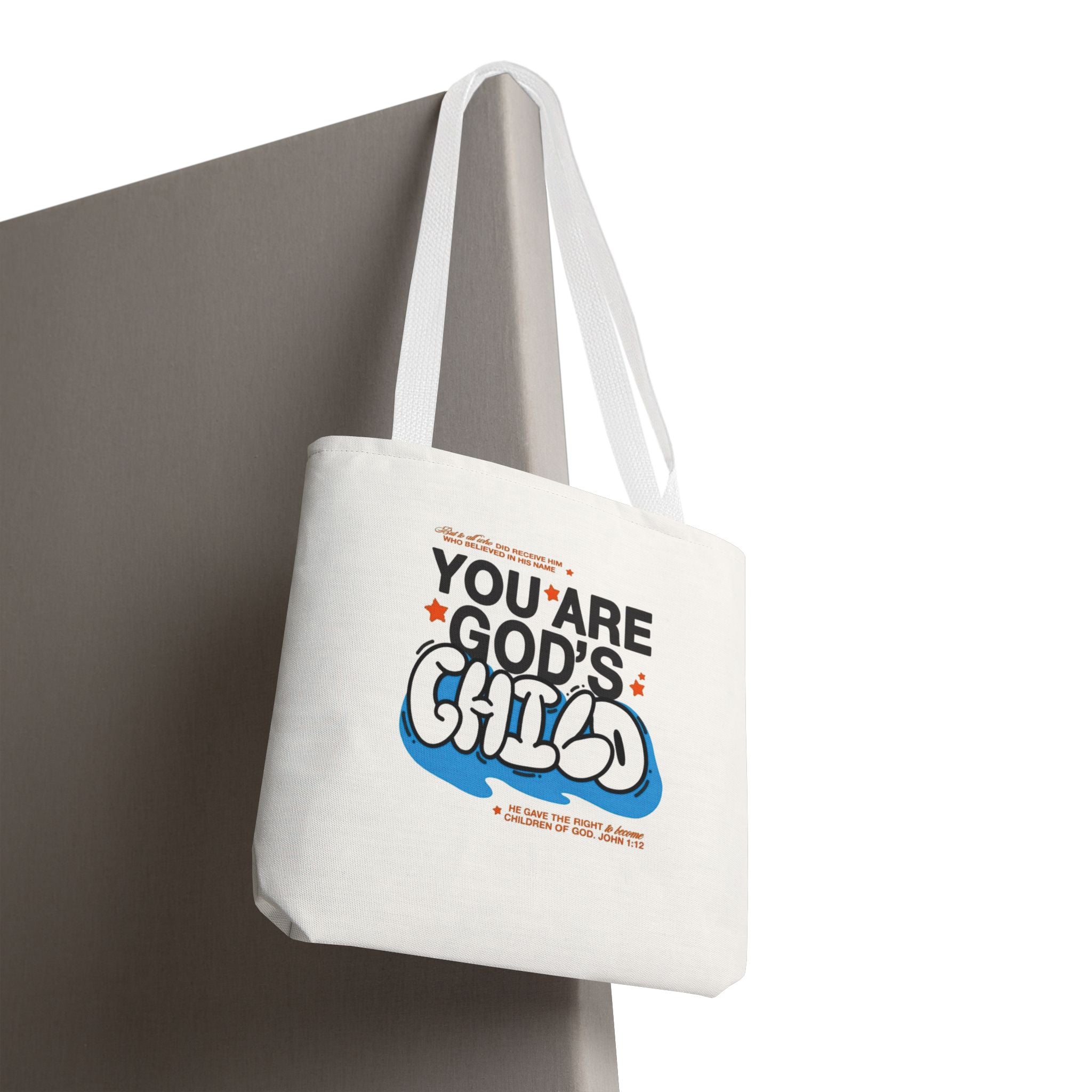 Inspirational "You Are God's Child" Tote Bag