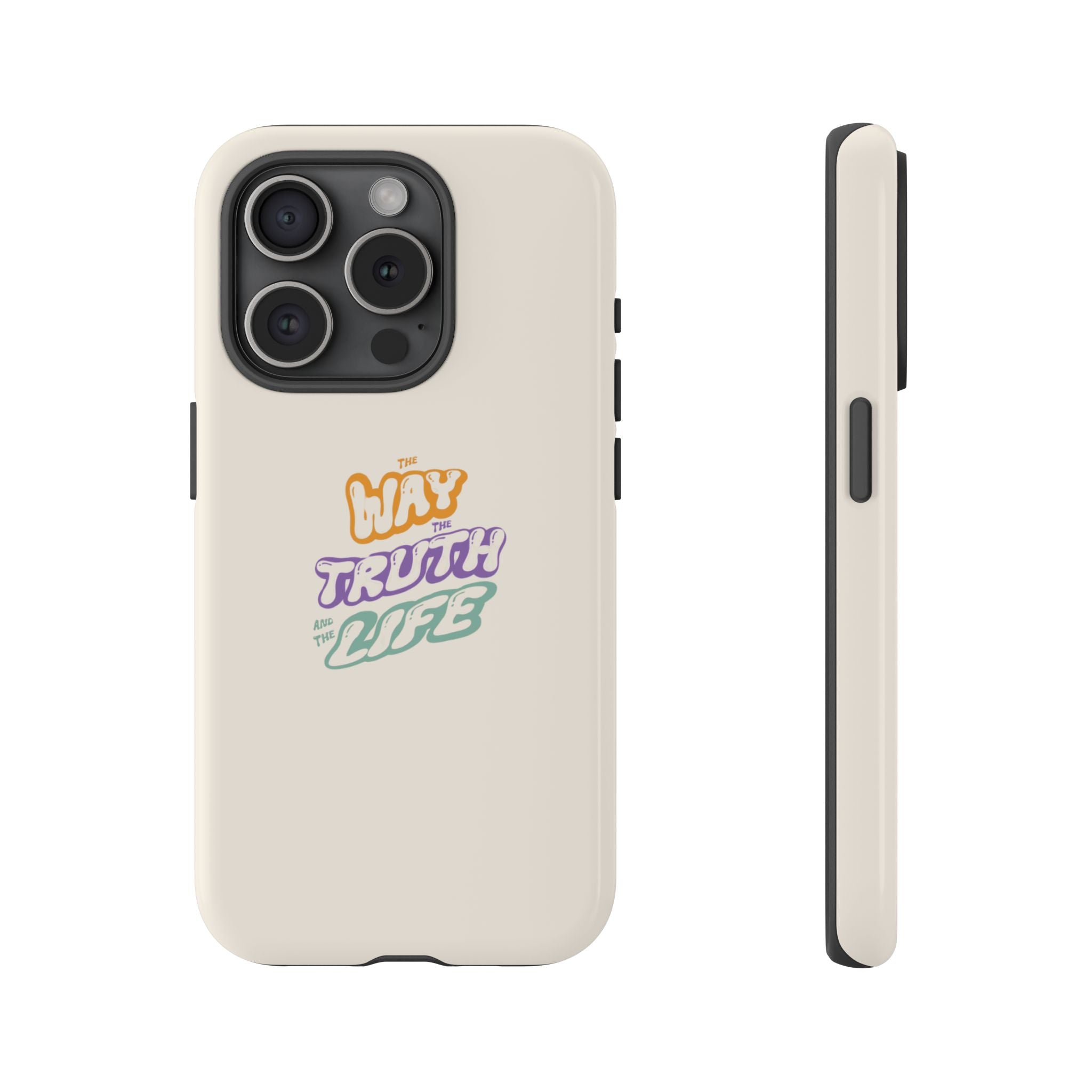 'Way,Truth,Life' Pastel Graphic Protective Tough Case