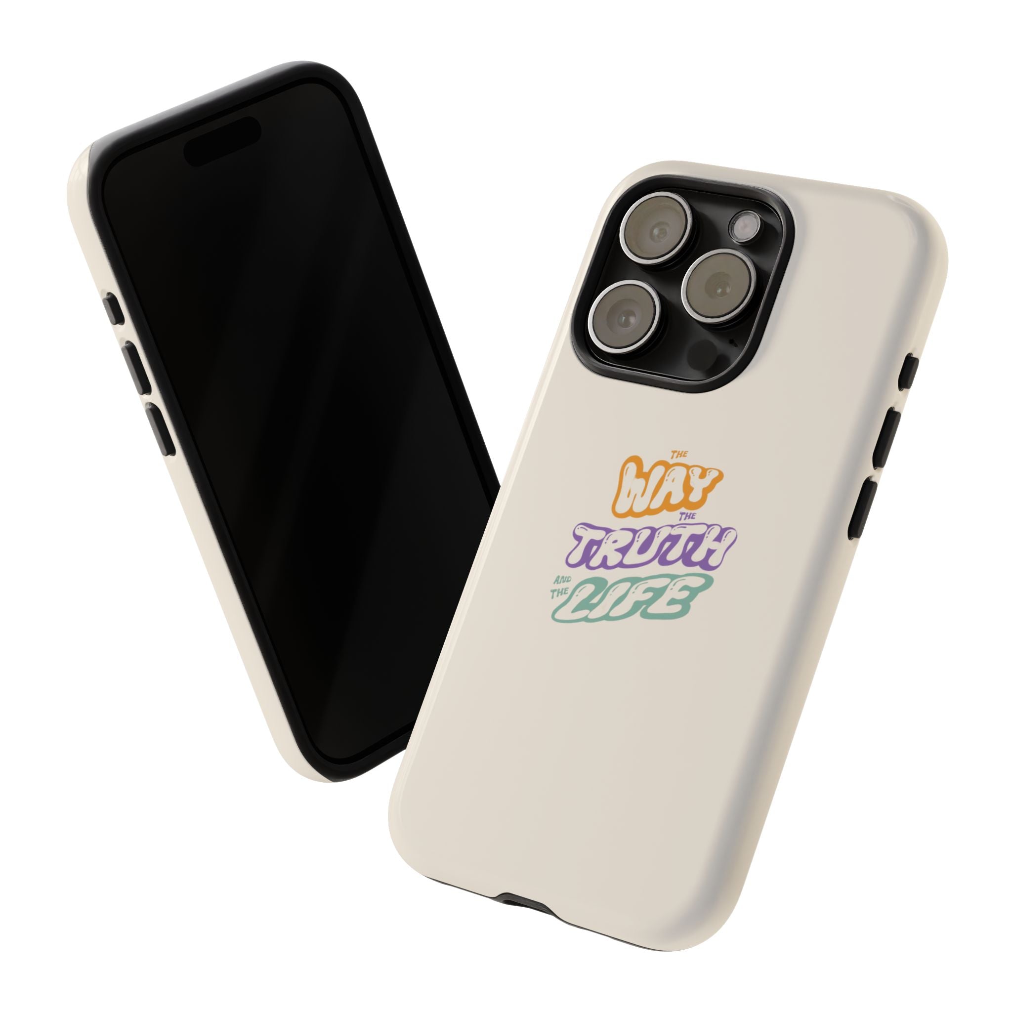 'Way,Truth,Life' Pastel Graphic Protective Tough Case
