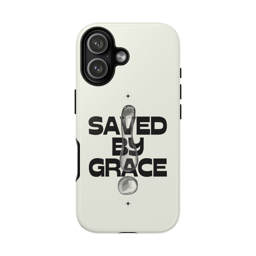 Saved By Grace Tough Phone Case — Christian Faith iPhone Cover