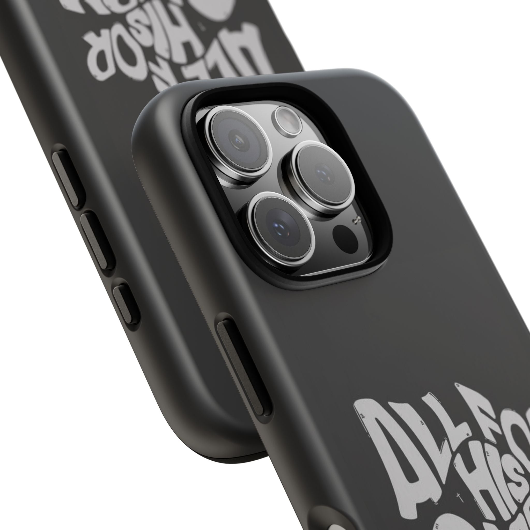 All For His Glory Phone Case — Christian Faith Script Protective Cover