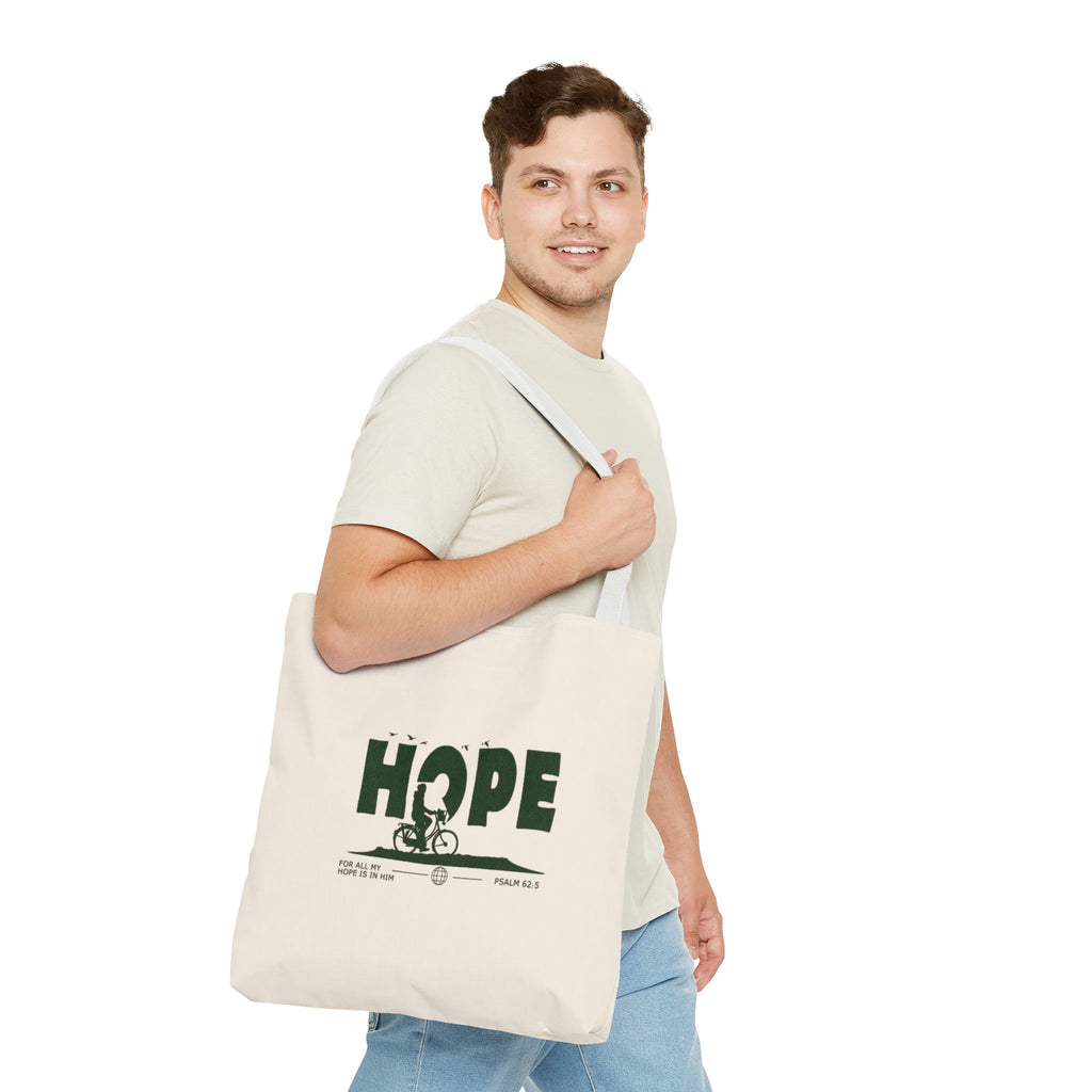 "Hope" Tote Bag — Inspirational Canvas Tote