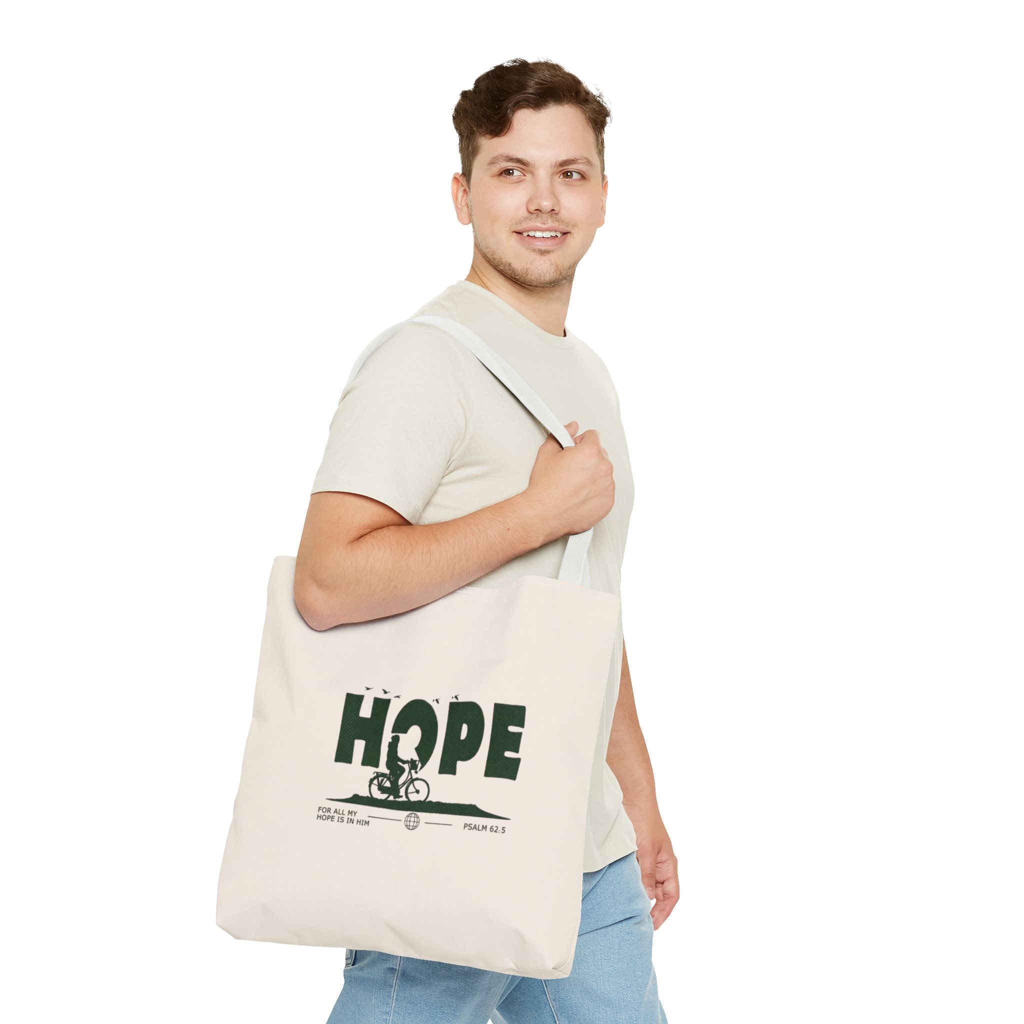 "Hope" Tote Bag — Inspirational Canvas Tote