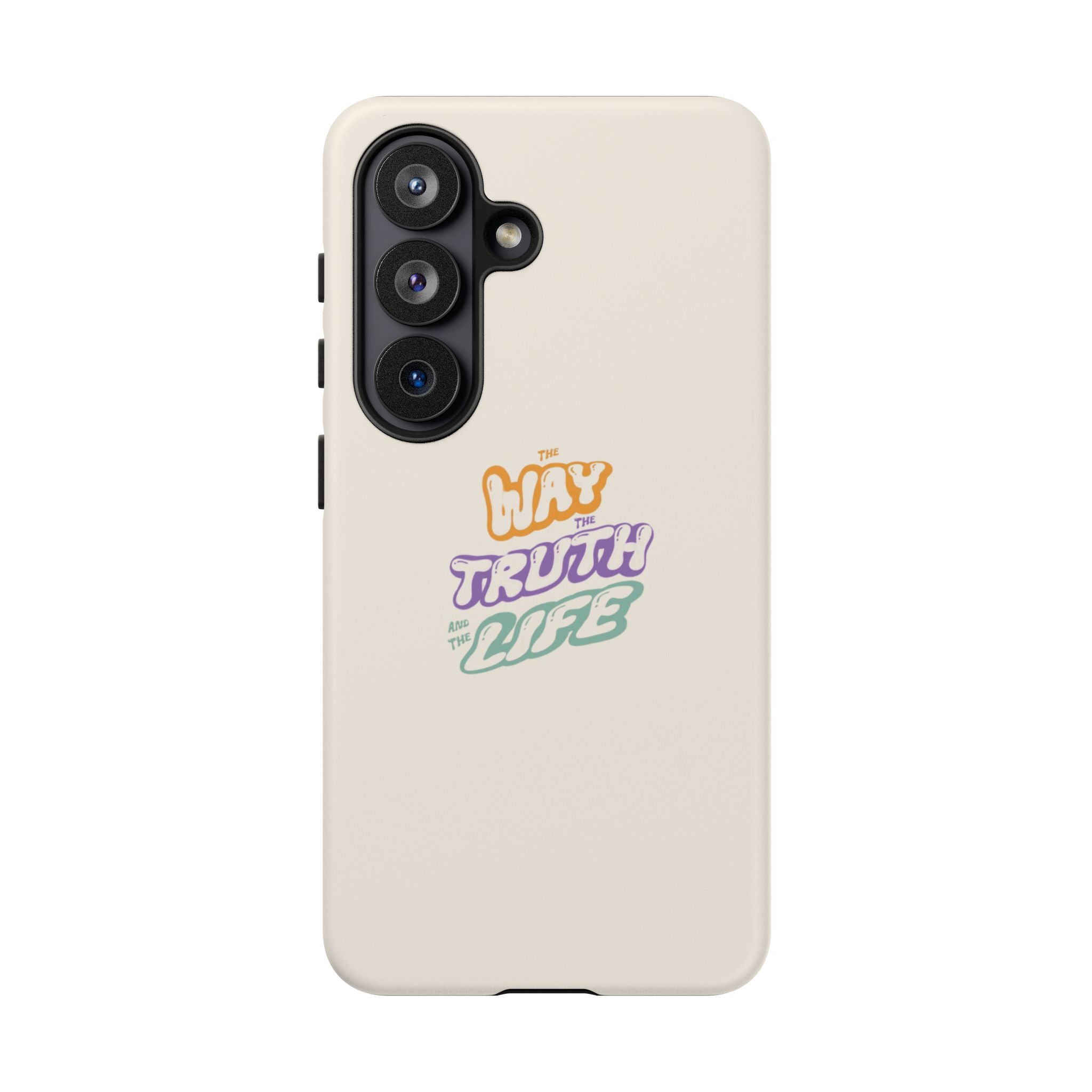 'Way,Truth,Life' Pastel Graphic Protective Tough Case