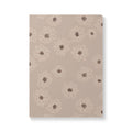 Floral Doodles Softcover Journal — Neutral Beige Daisy Notebook with Inside Prints