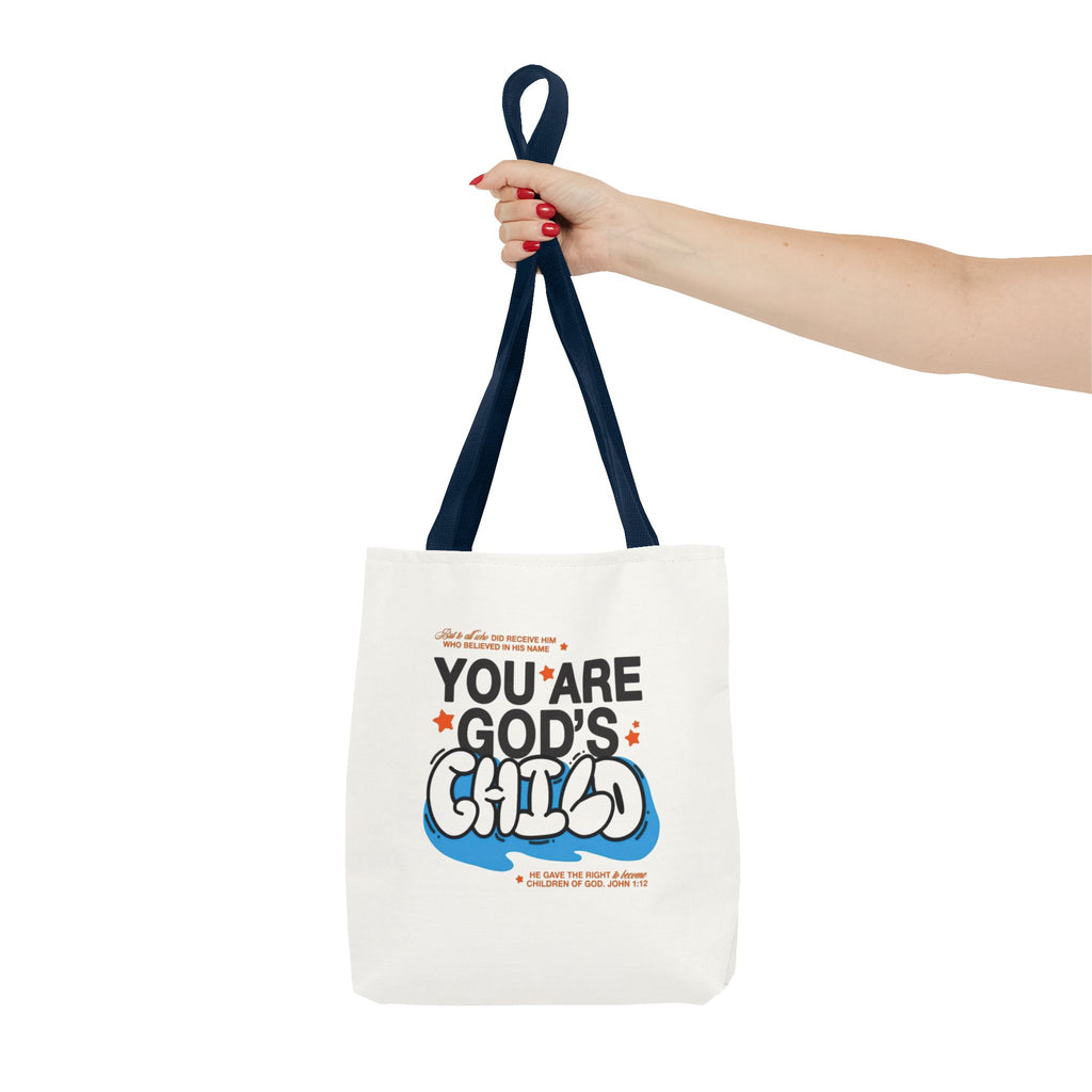 Inspirational "You Are God's Child" Tote Bag