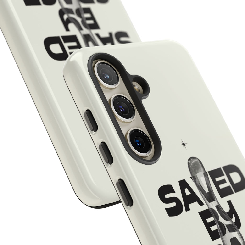 Saved By Grace Tough Phone Case — Christian Faith iPhone Cover
