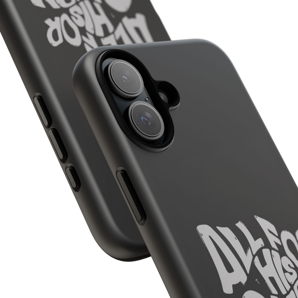 All For His Glory Phone Case — Christian Faith Script Protective Cover