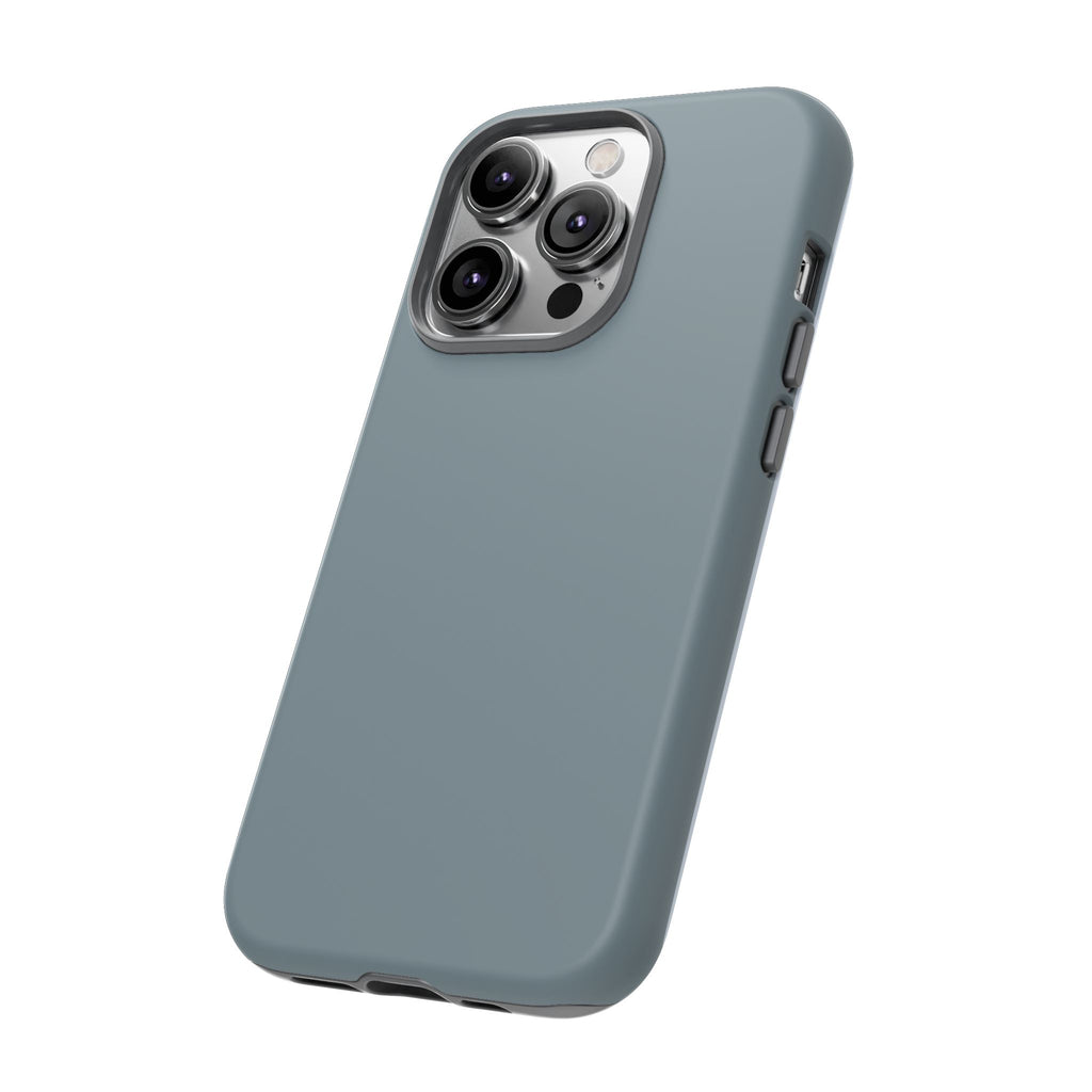 Tough iPhone Case - Blue/Grey Color