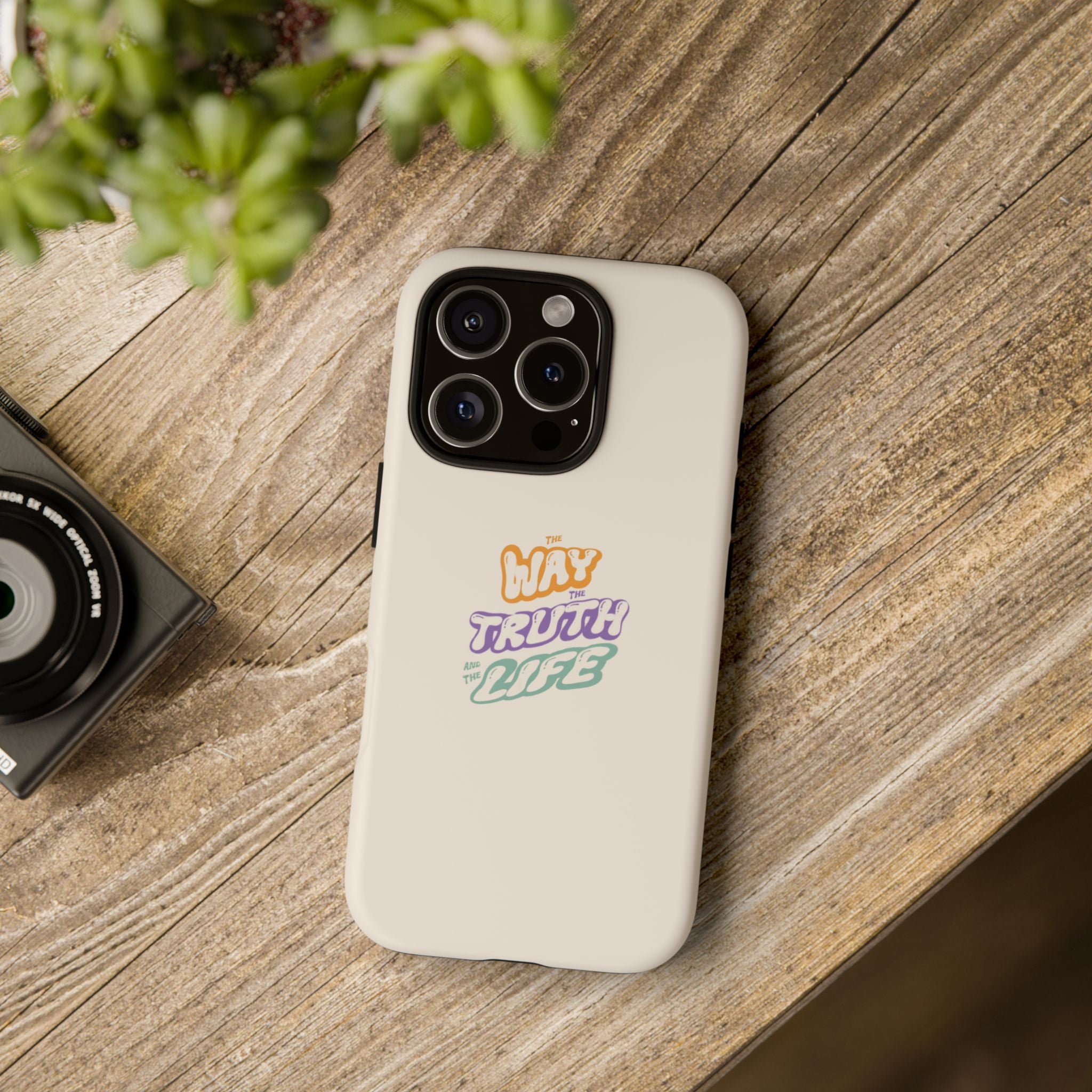 'Way,Truth,Life' Pastel Graphic Protective Tough Case