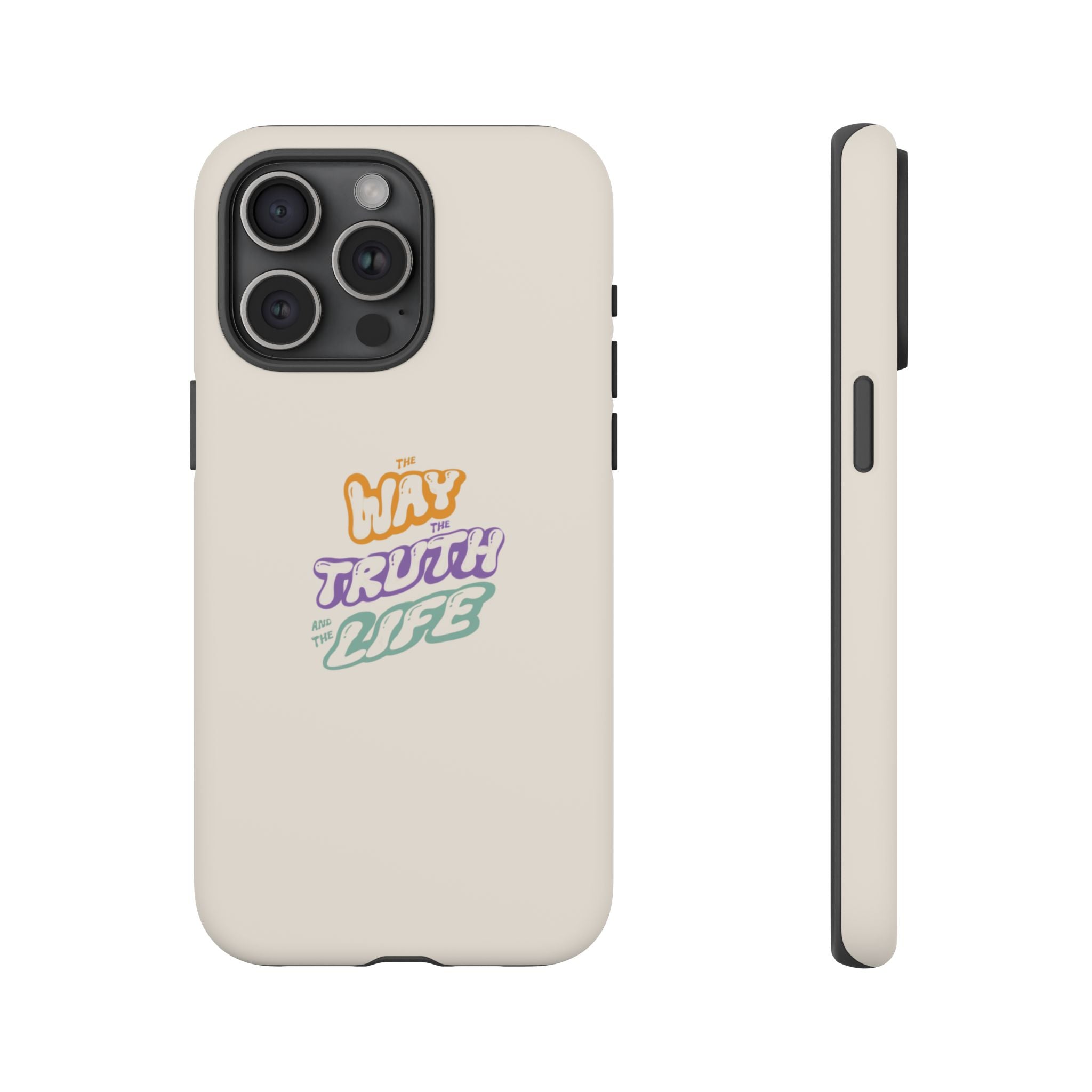 'Way,Truth,Life' Pastel Graphic Protective Tough Case