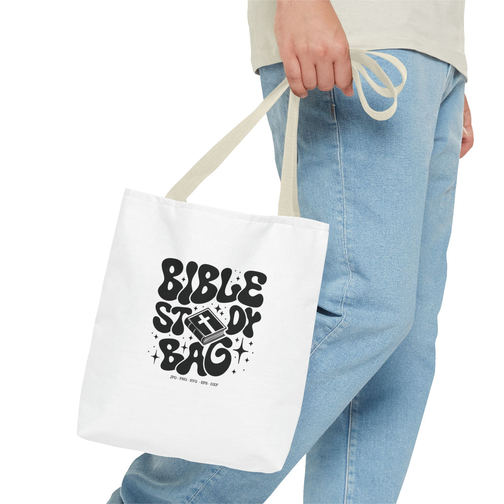 Bible Study Tote Bag – Faith-Inspired Scripture Carryall