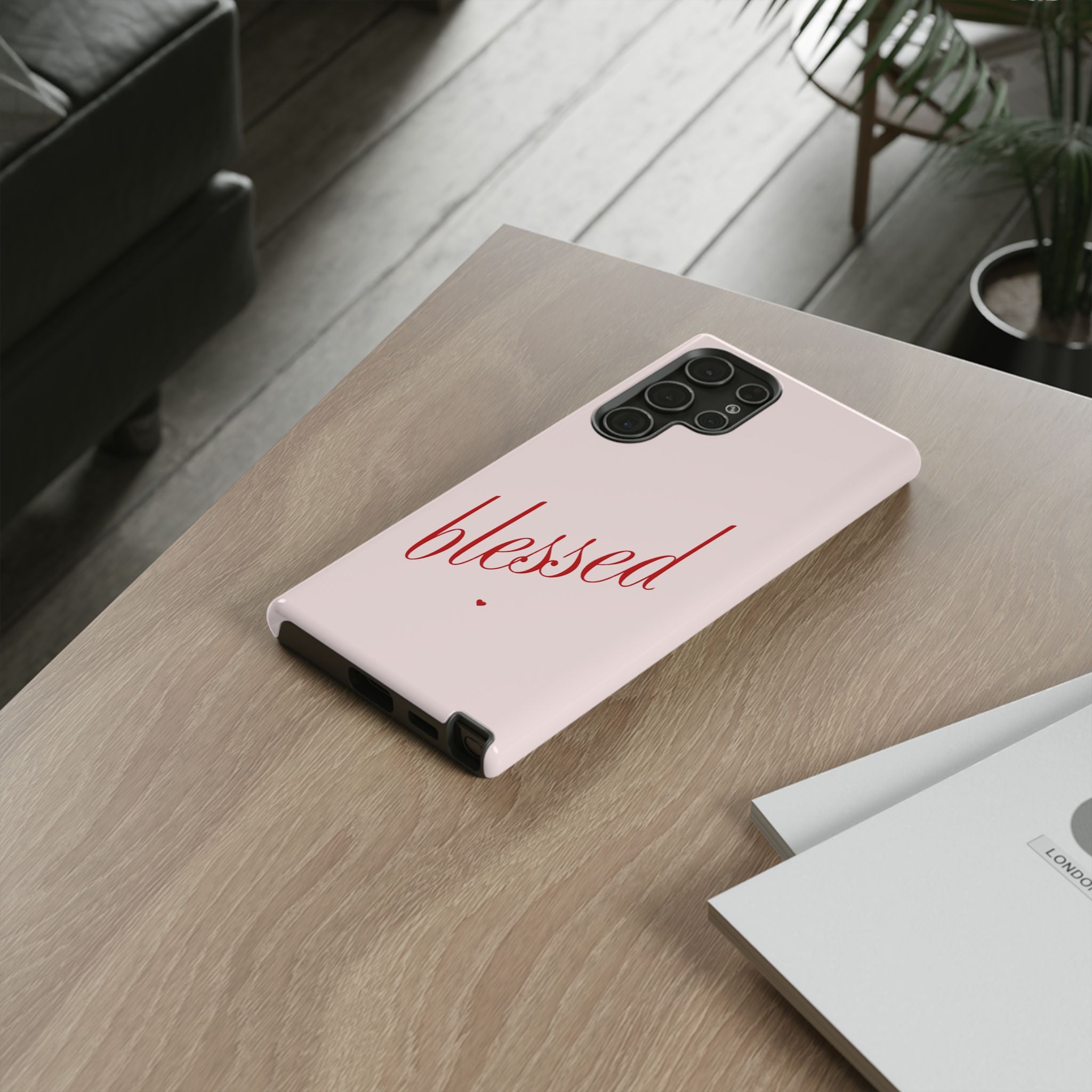 Blessed Pink Tough Phone Case