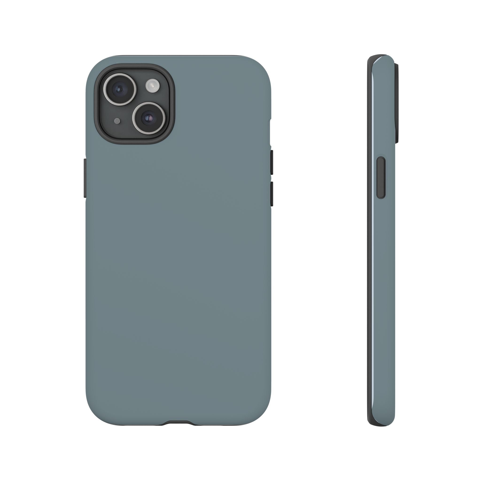 Tough iPhone Case - Blue/Grey Color