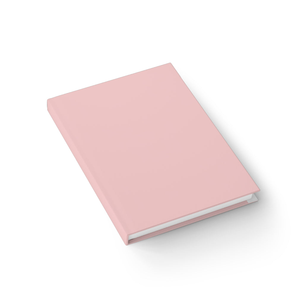 Pink Hardcover Ruled Journal — Lined Notebook for Notes, Daily Planning & Journaling