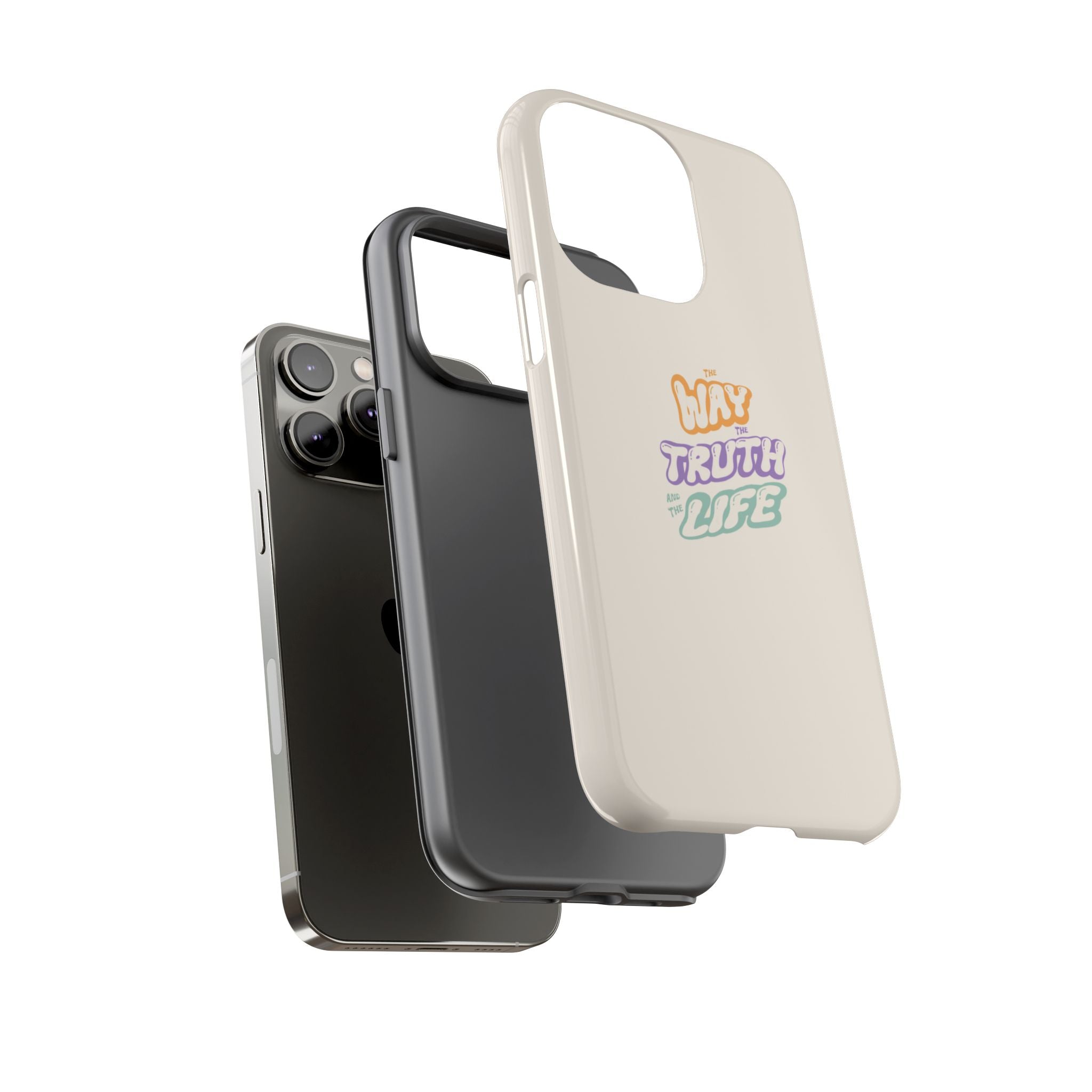 'Way,Truth,Life' Pastel Graphic Protective Tough Case