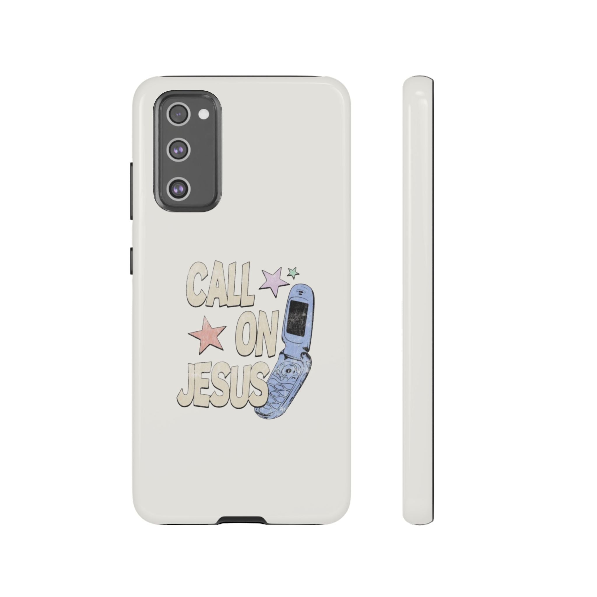 Call On Jesus Phone Case — Faith-Inspired Tough Phone Cover