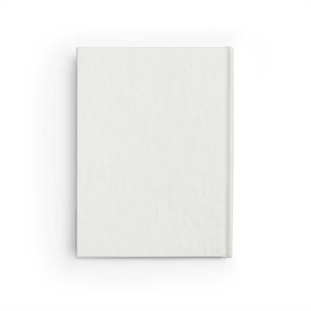 Hardcover Floral Blue Ditsy Ruled Journal — Soft Cover Lined Notebook for Notes & Daily Journaling
