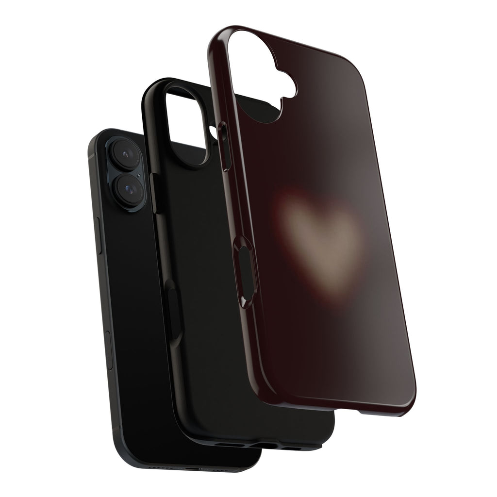 Tough Cases — Blurred Heart Protective iPhone Case