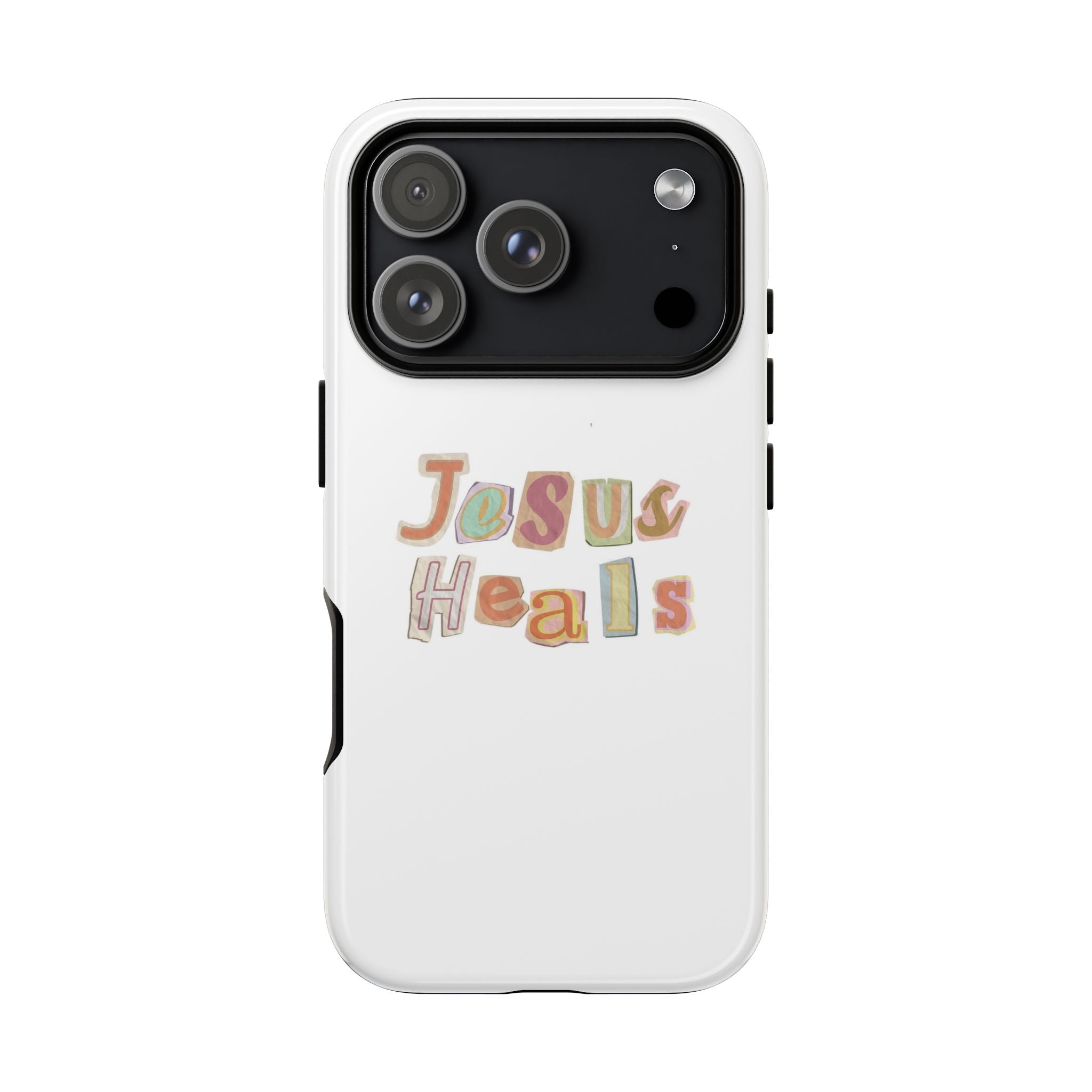 Jesus Heals Phone Case — Christian Faith Inspirational Tough Case
