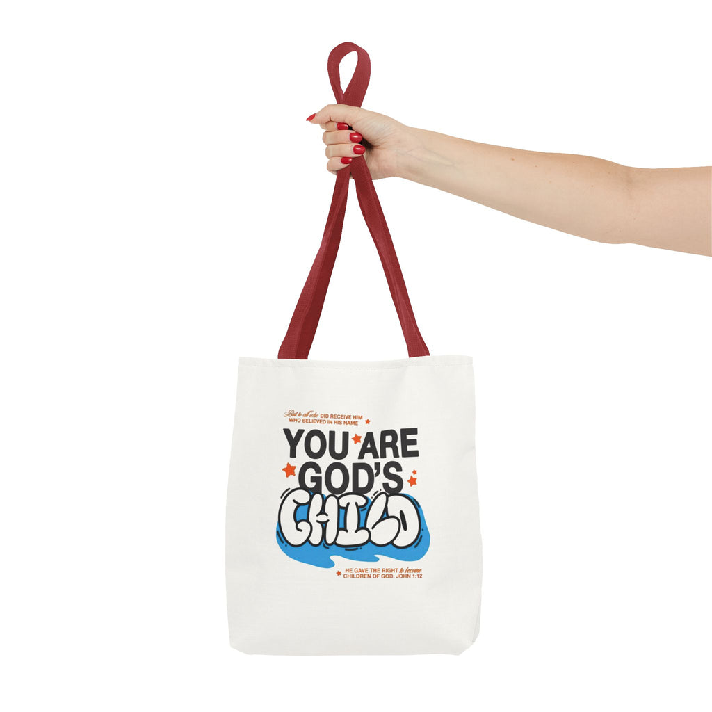 Inspirational "You Are God's Child" Tote Bag