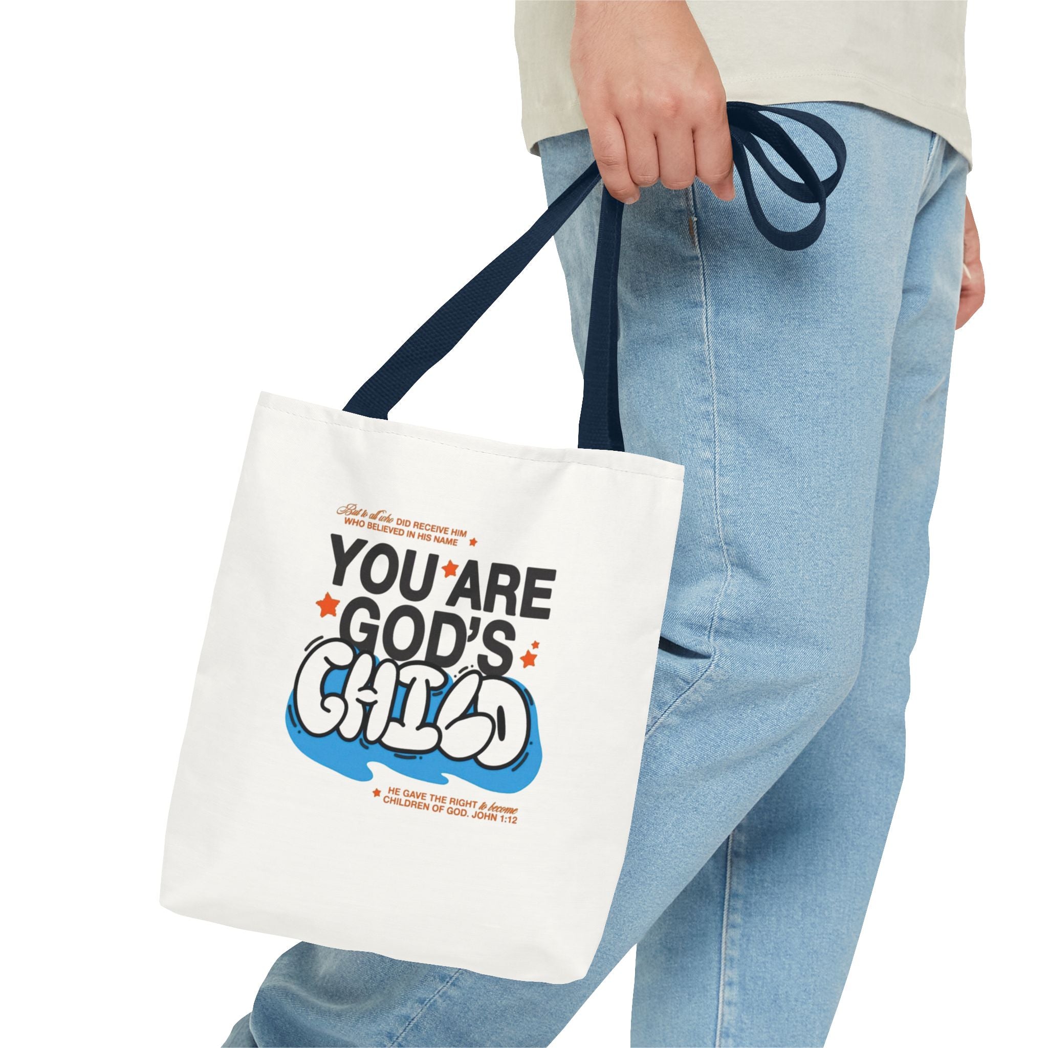 Inspirational "You Are God's Child" Tote Bag