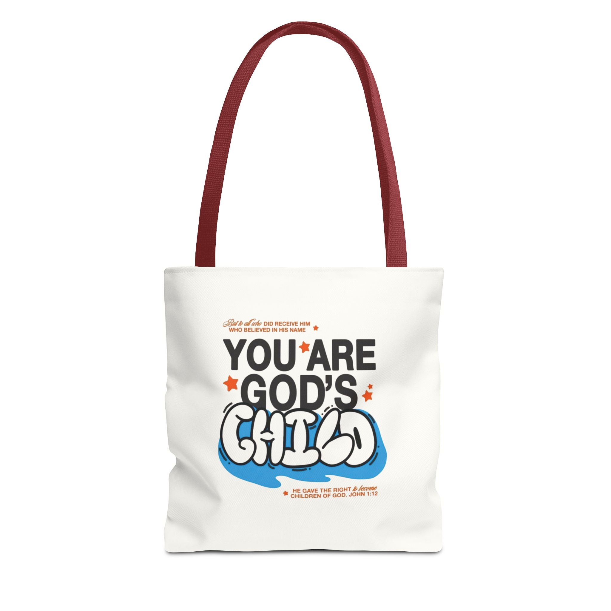 Inspirational "You Are God's Child" Tote Bag