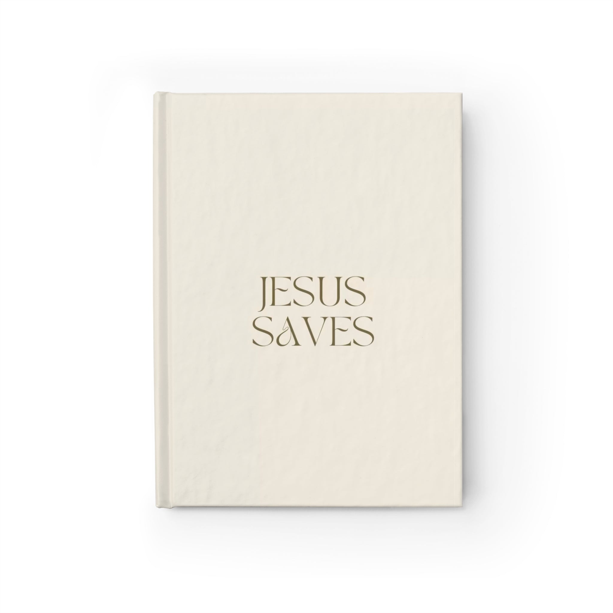 Jesus Saves Hardcover Journal — Christian Ruled Notebook for Prayer, Bible Study & Gratitude