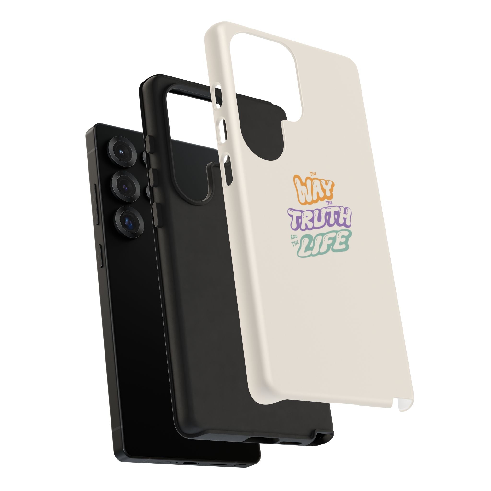 'Way,Truth,Life' Pastel Graphic Protective Tough Case