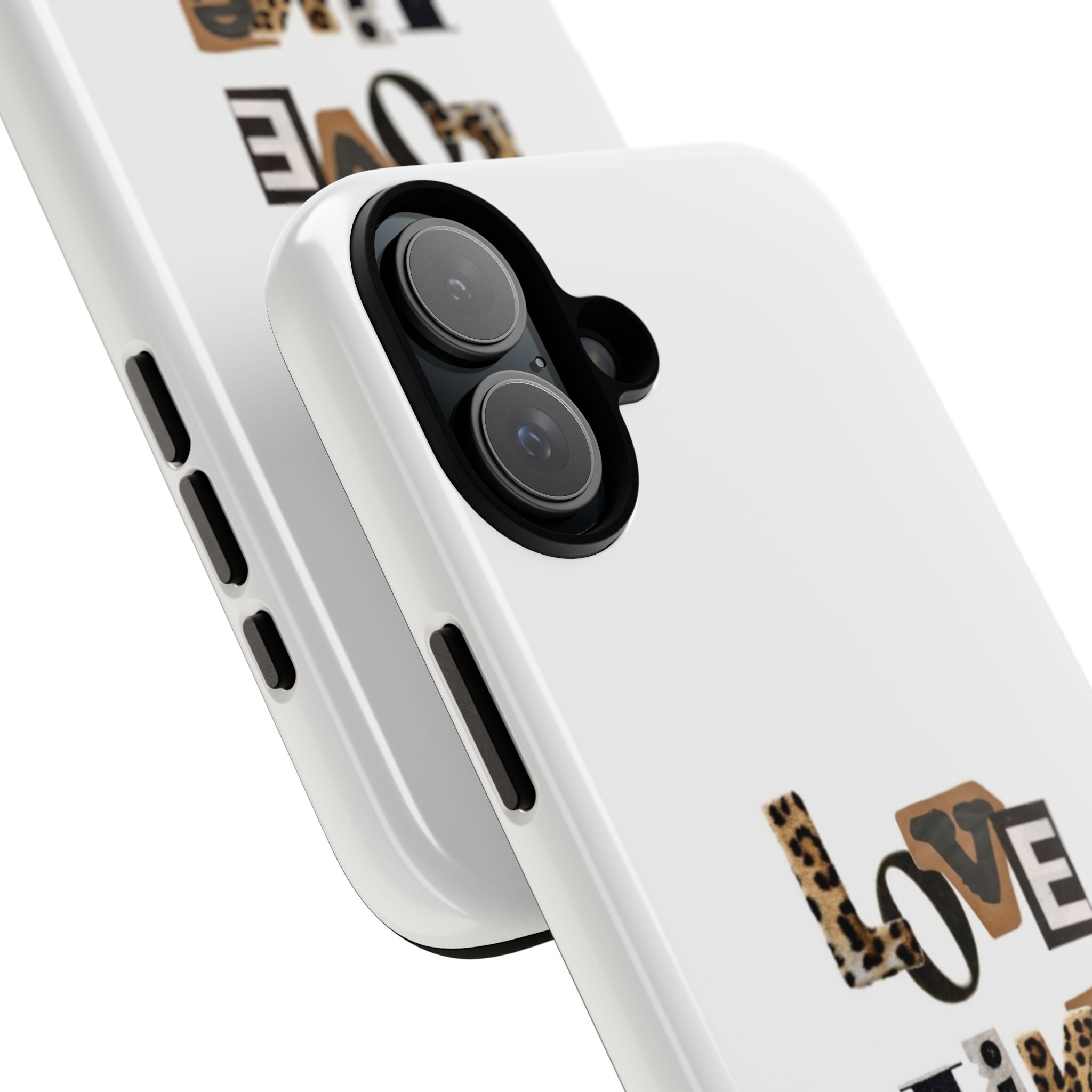 "Love Like Jesus" Leopard Print Christian Tough Phone Case