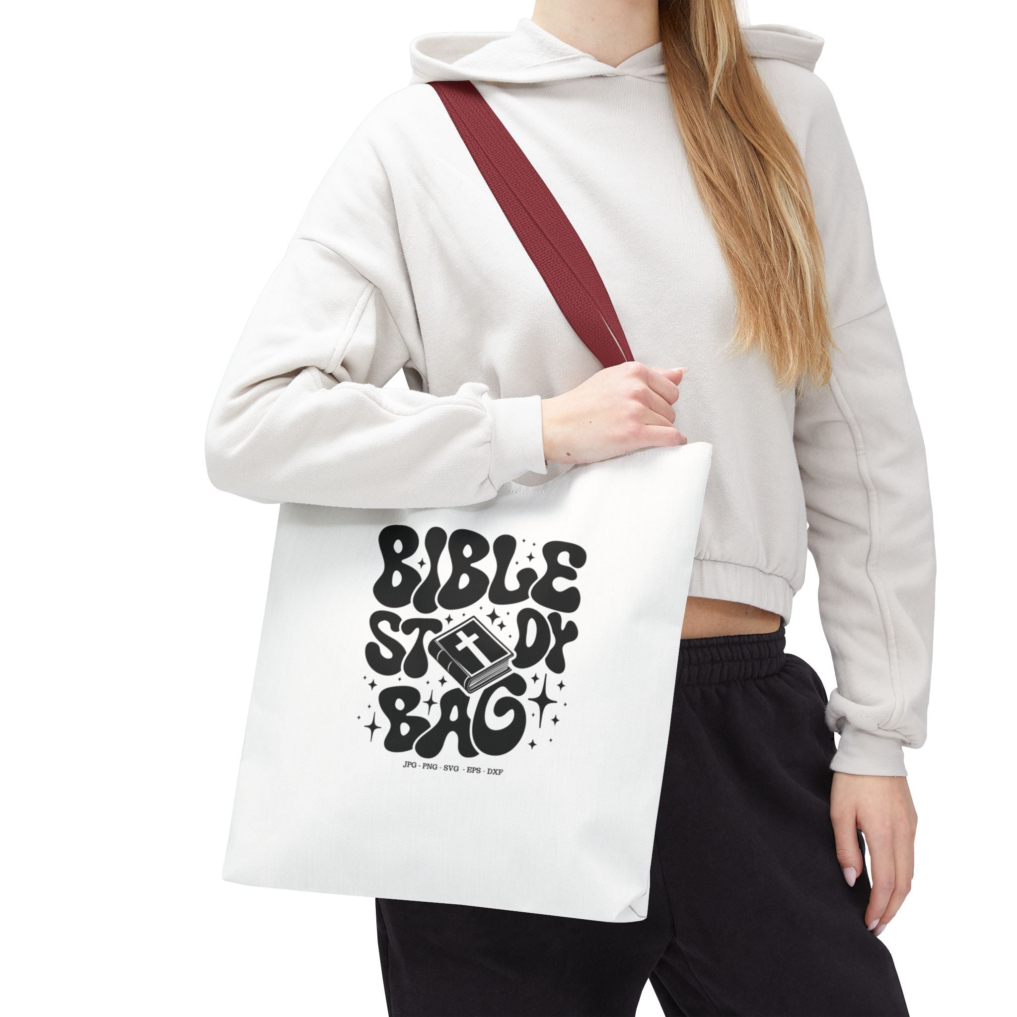 Bible Study Tote Bag – Faith-Inspired Scripture Carryall