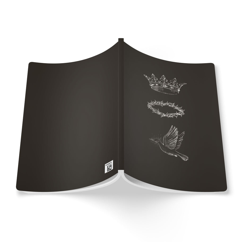 Faith Softcover Journal — Crown, Crown of Thorns & Dove
