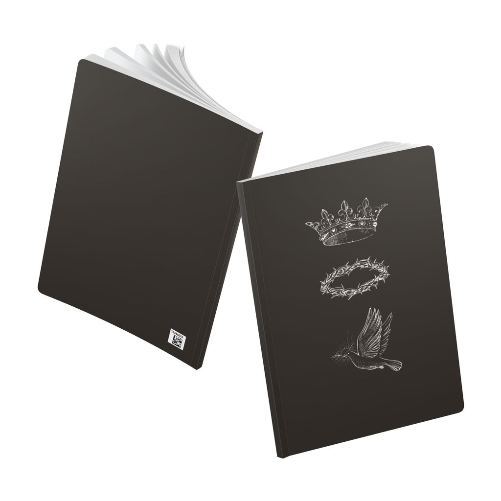 Faith Softcover Journal — Crown, Crown of Thorns & Dove