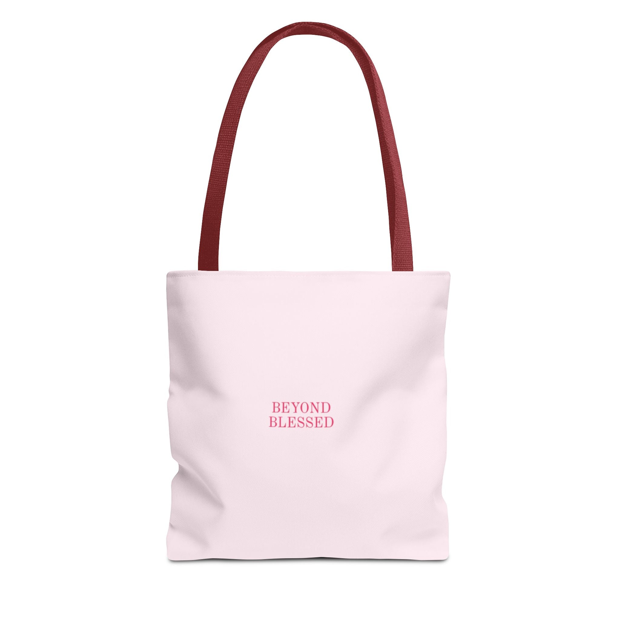Beyond Blessed Pink Tote Bag – Inspirational Everyday Carry Tote