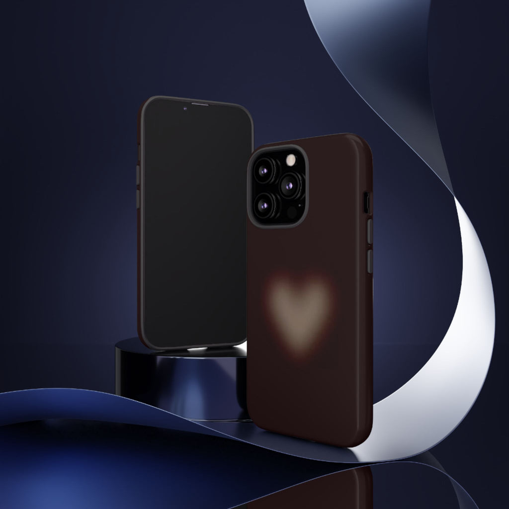 Tough Cases — Blurred Heart Protective iPhone Case