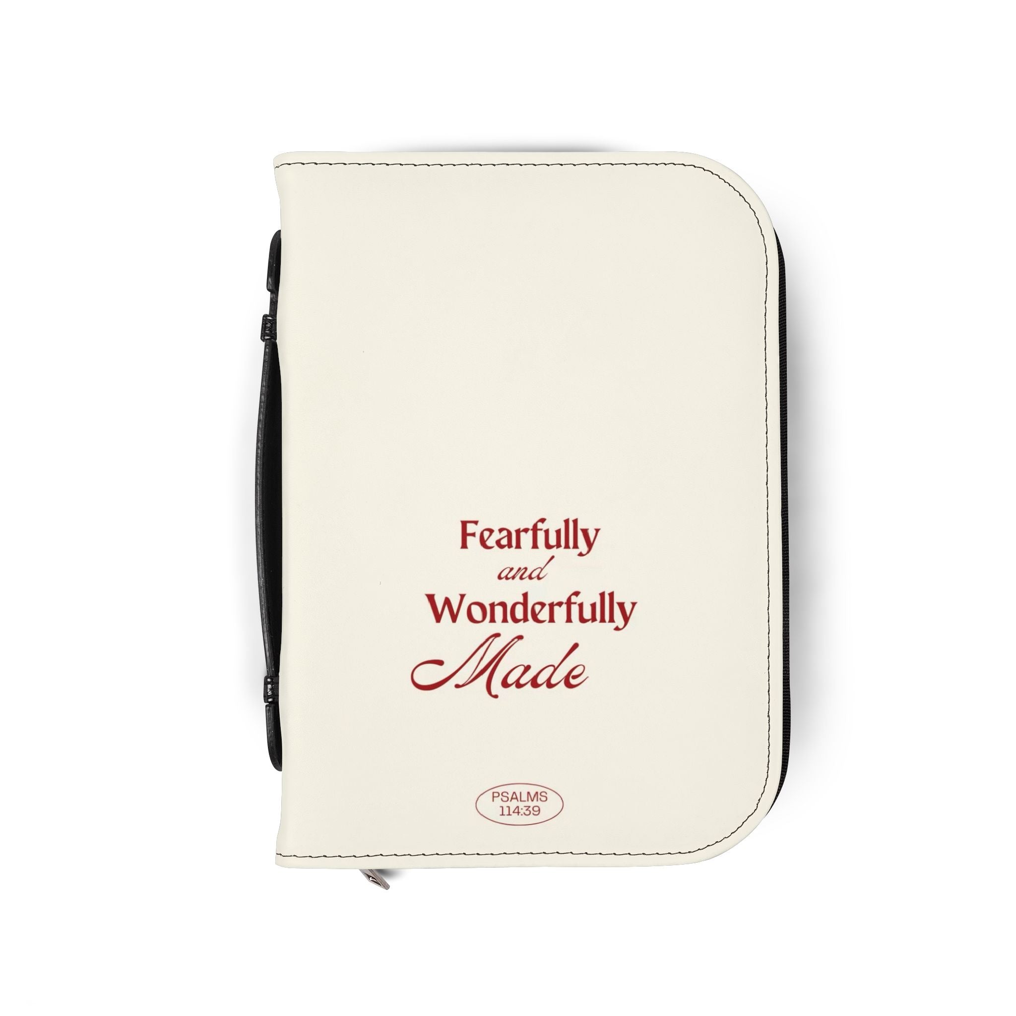 "Fearfully and Wonderfully Made" Zippered Bible Cover