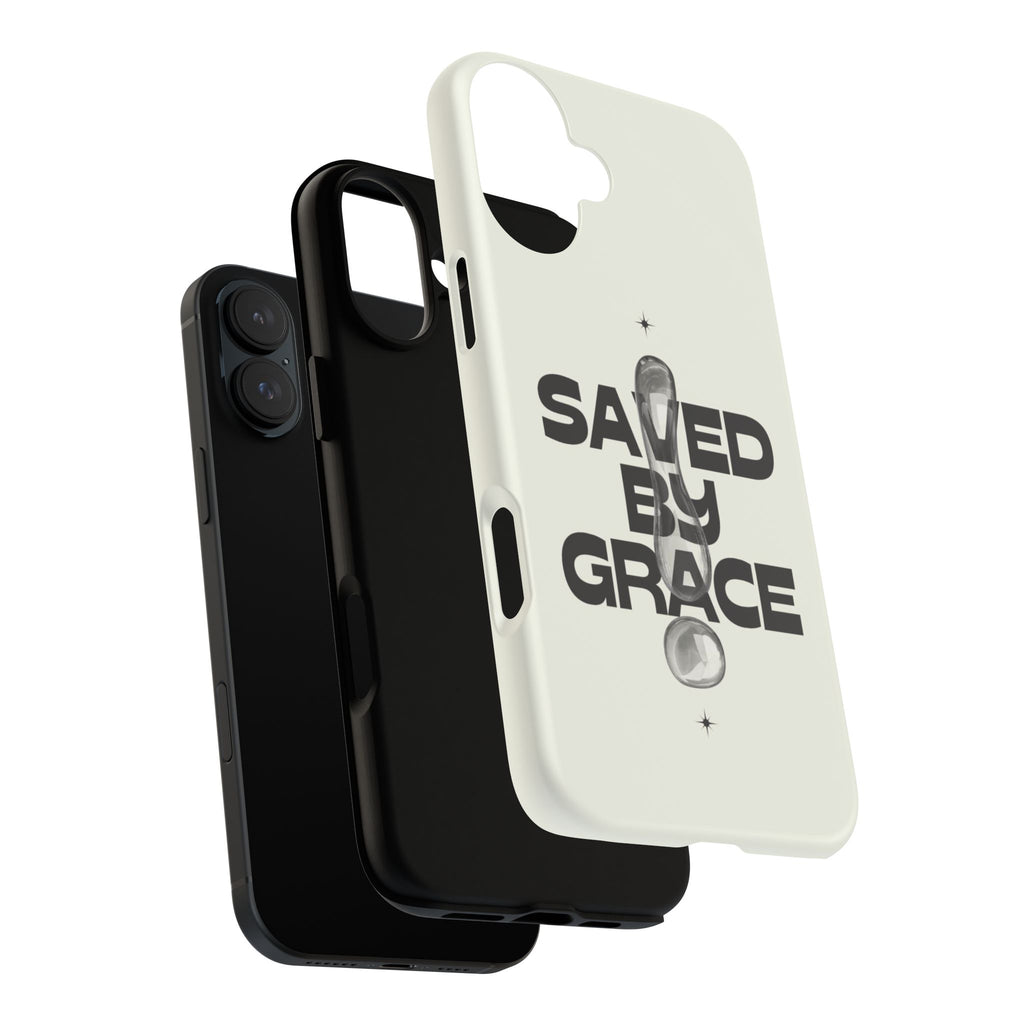 Saved By Grace Tough Phone Case — Christian Faith iPhone Cover