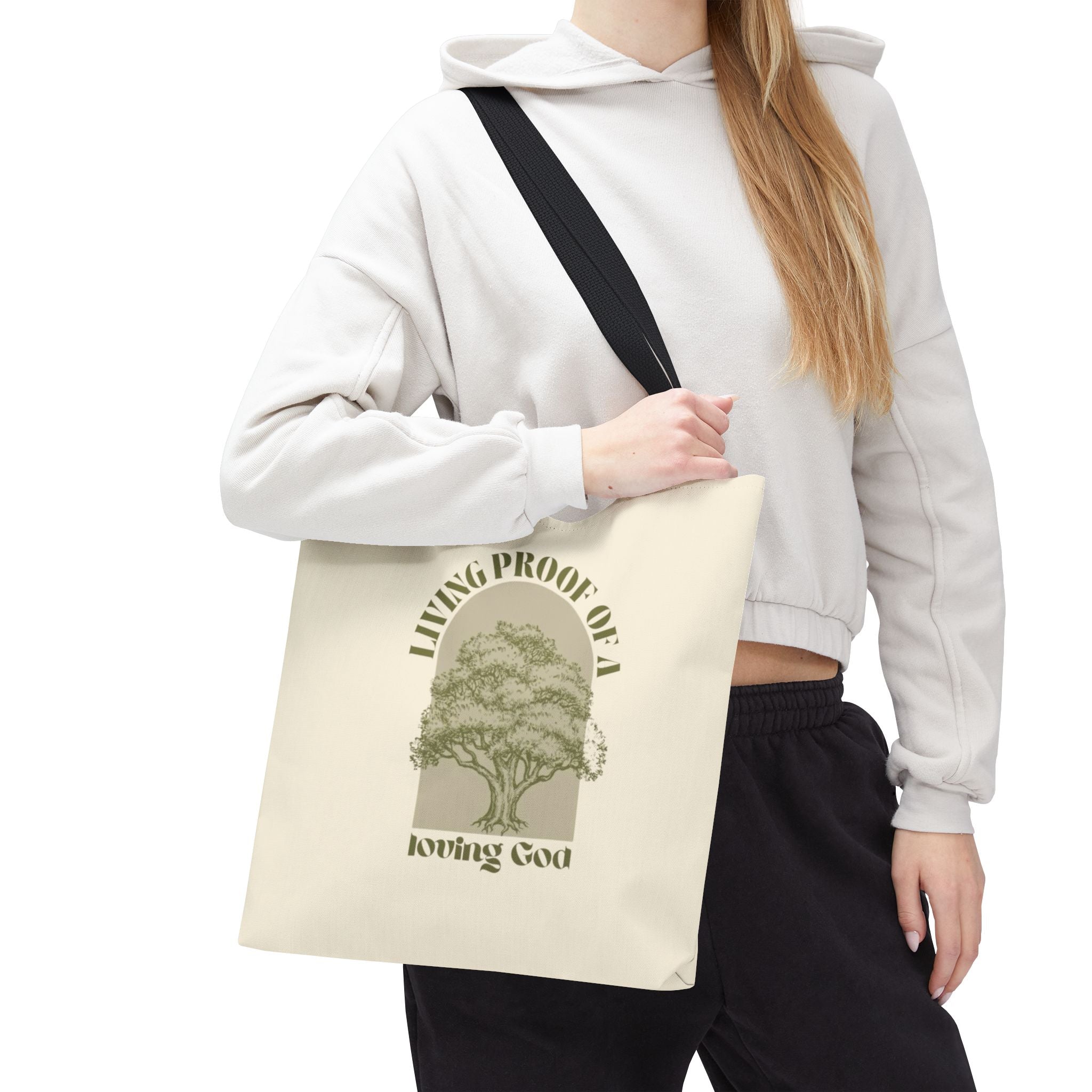 Living Proof Of A Loving God Tote Bag