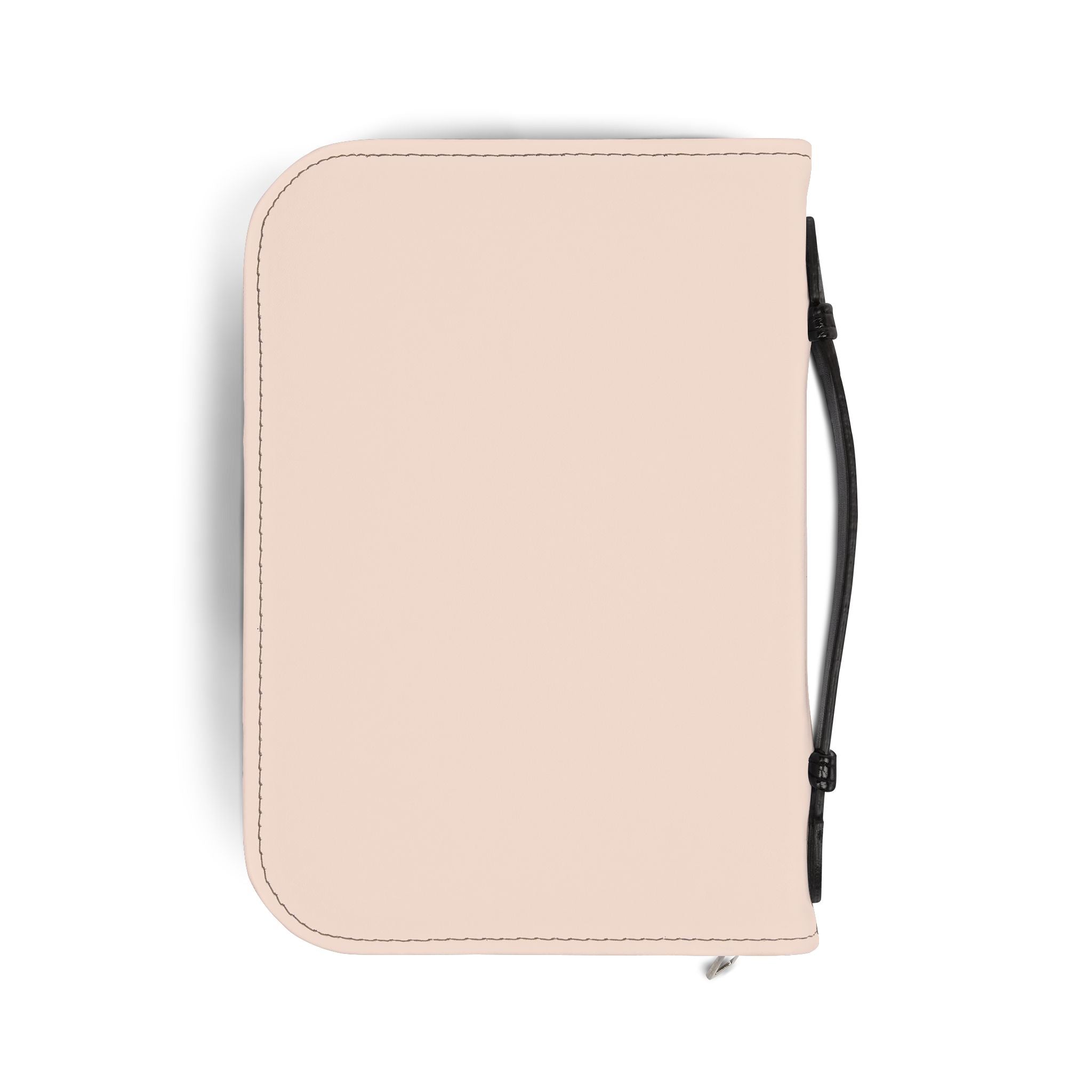 Bible Cover — "His Love Remains" Floral Zippered Bible Case