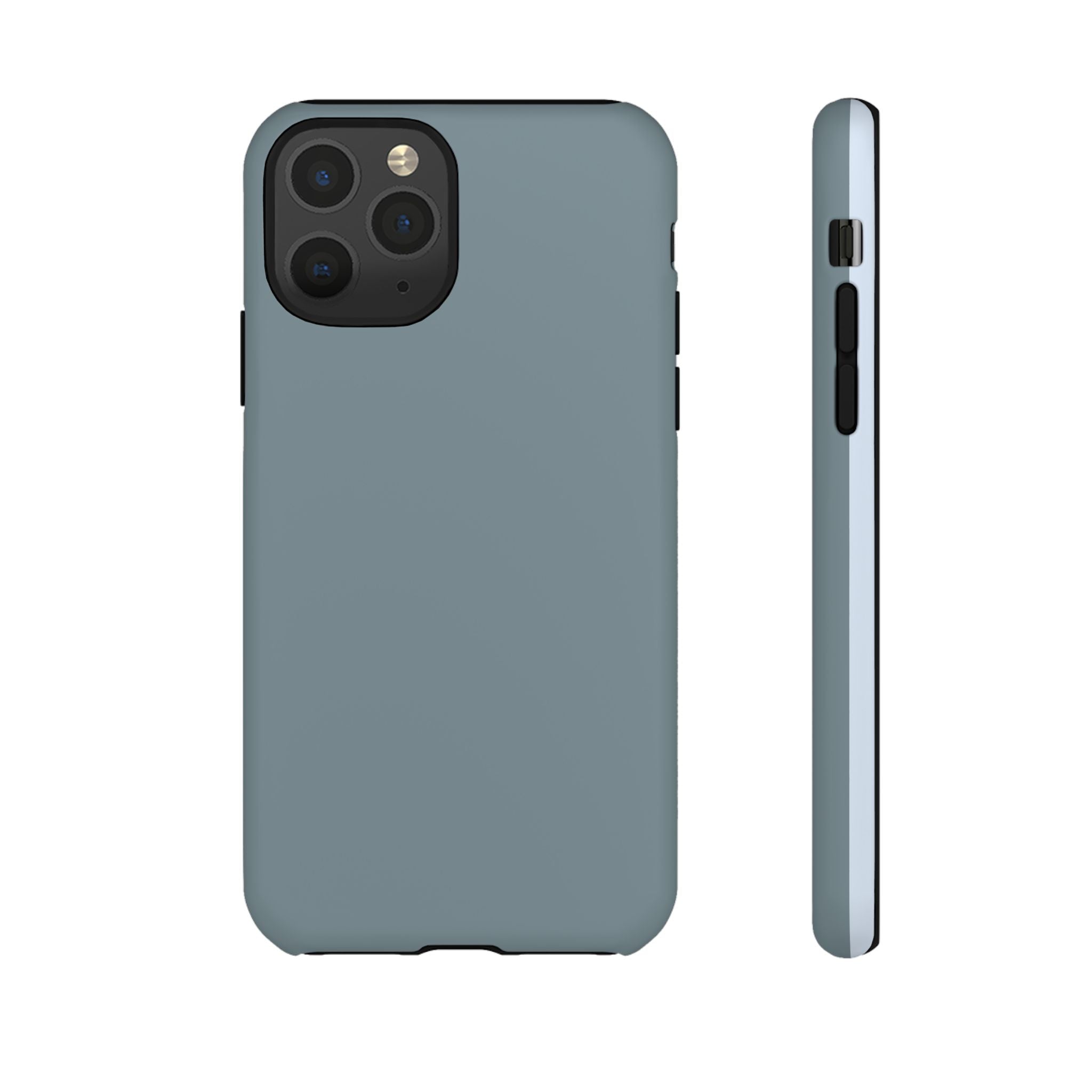 Tough iPhone Case - Blue/Grey Color