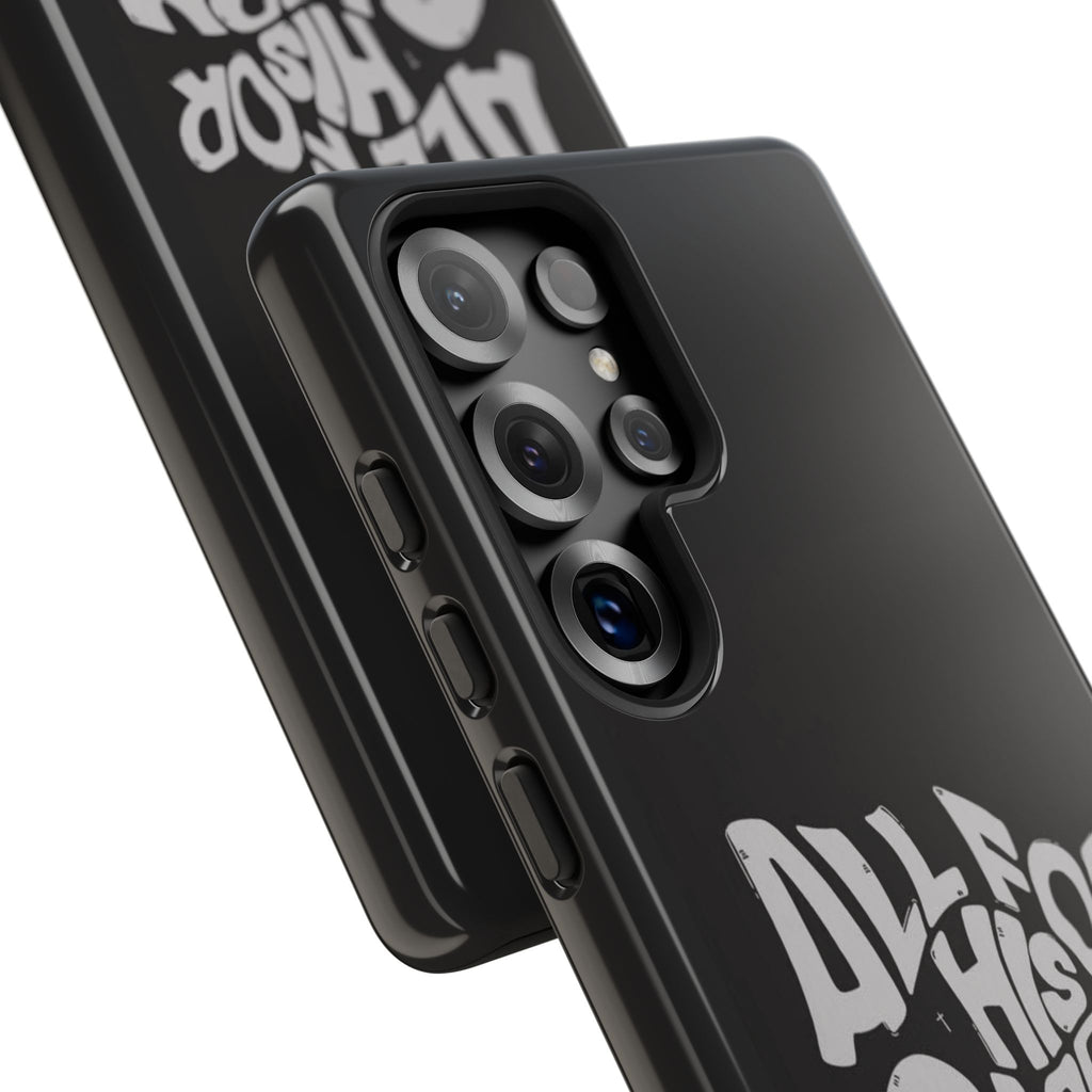 All For His Glory Phone Case — Christian Faith Script Protective Cover