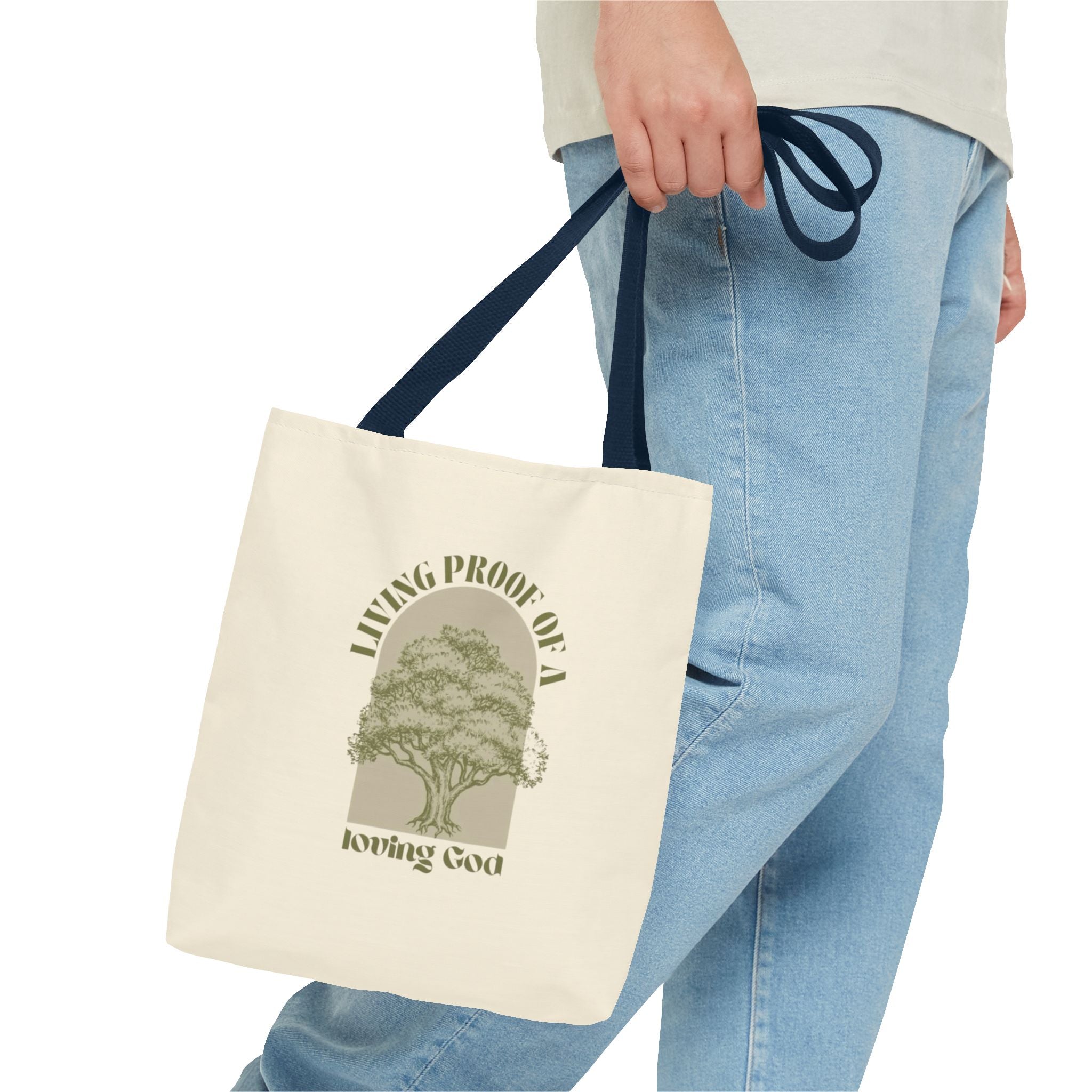 Living Proof Of A Loving God Tote Bag